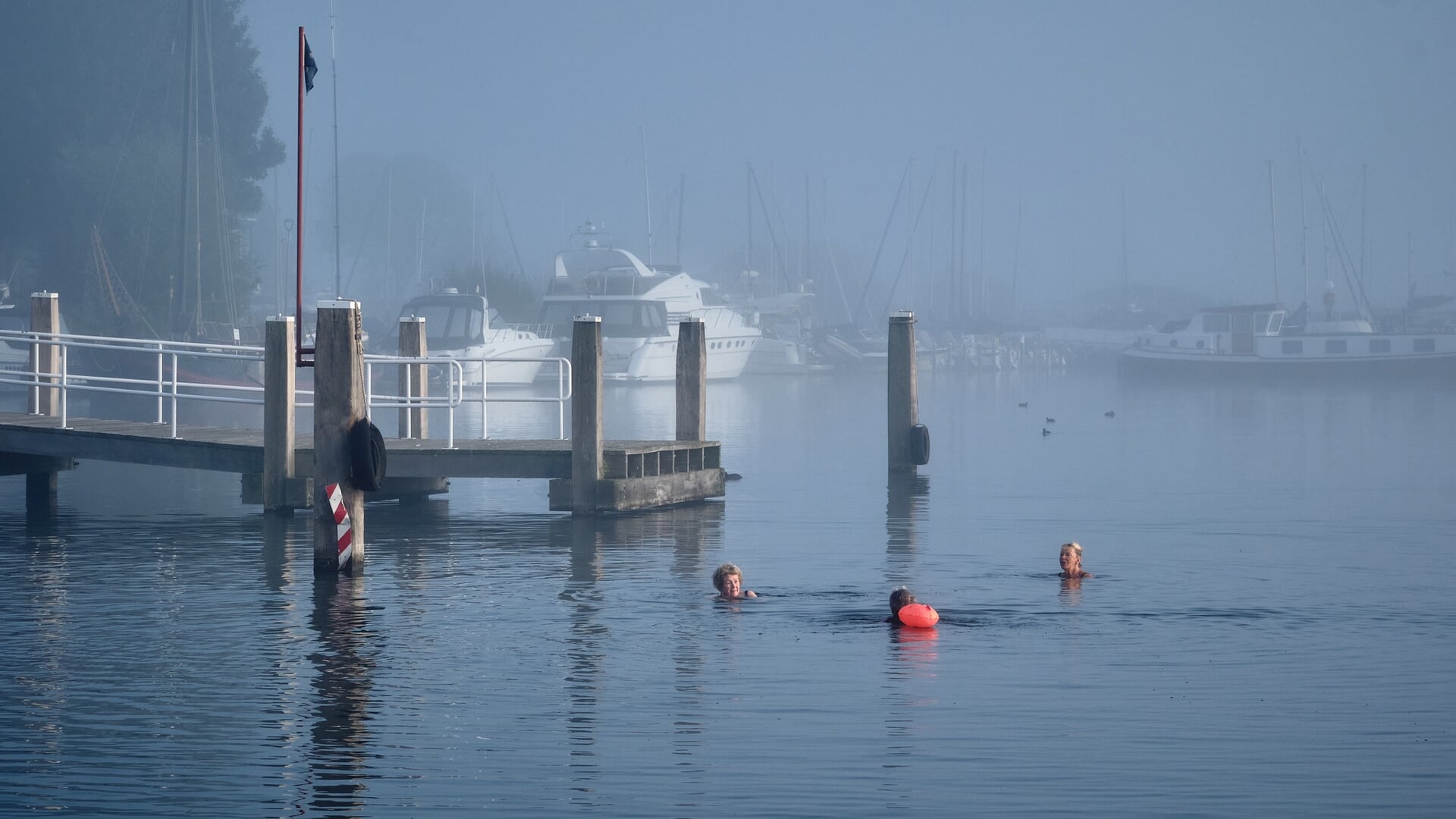 Frisse start in de mist