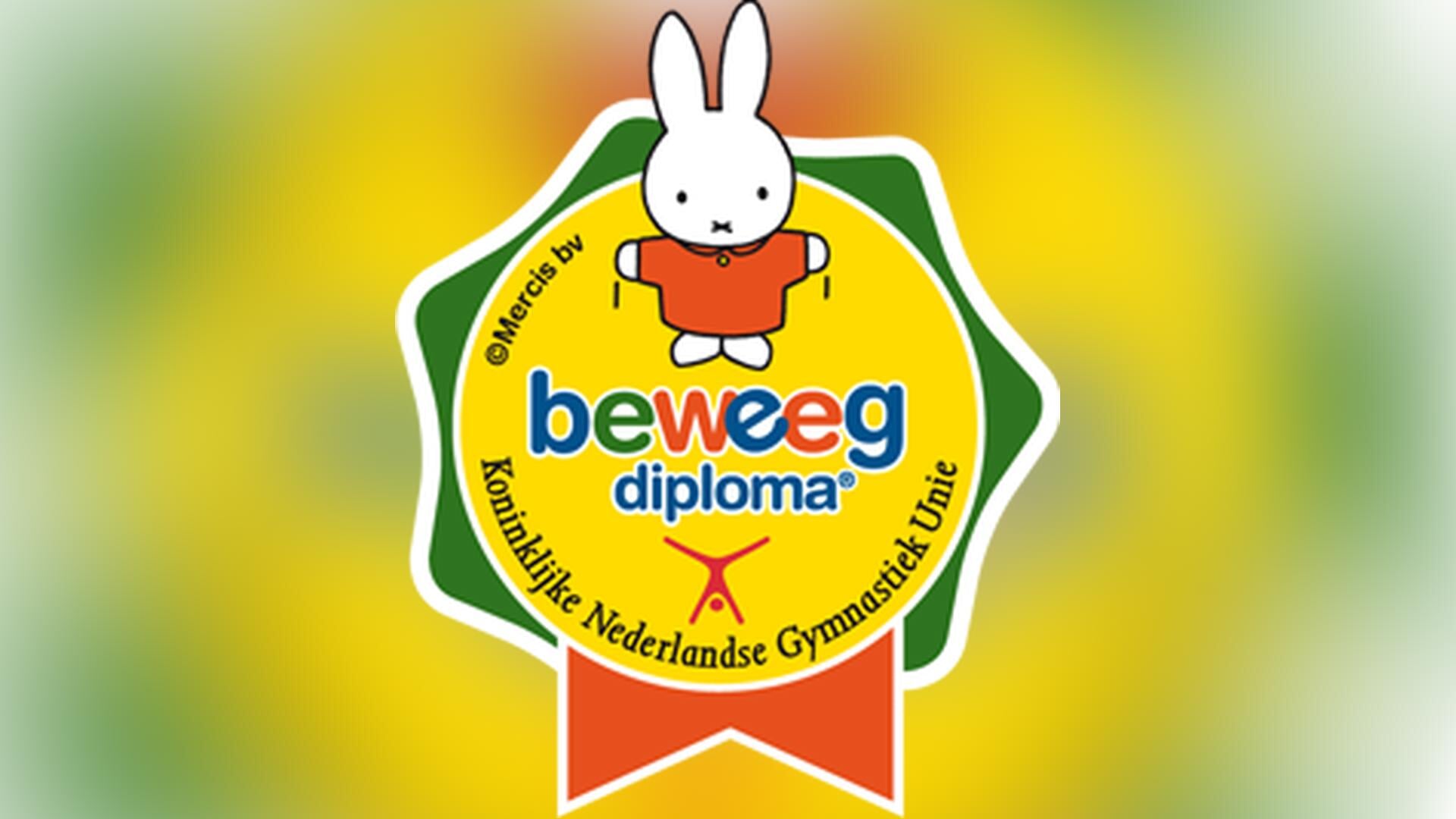 Peuters halen Nijntje Beweegdiploma bij svGIETHOORNse
