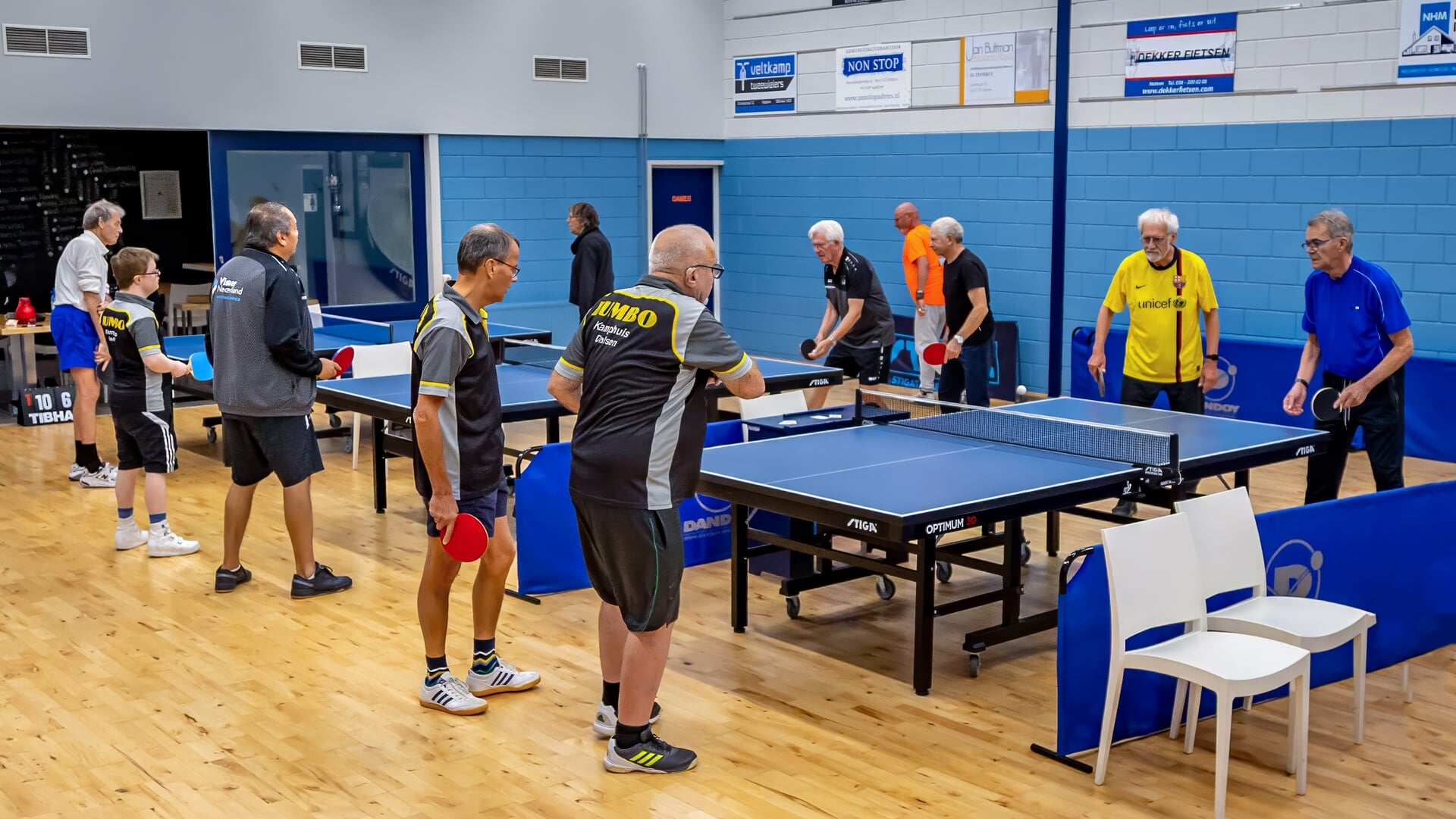 Tafeltennistoernooi “oldstars” Smash 70