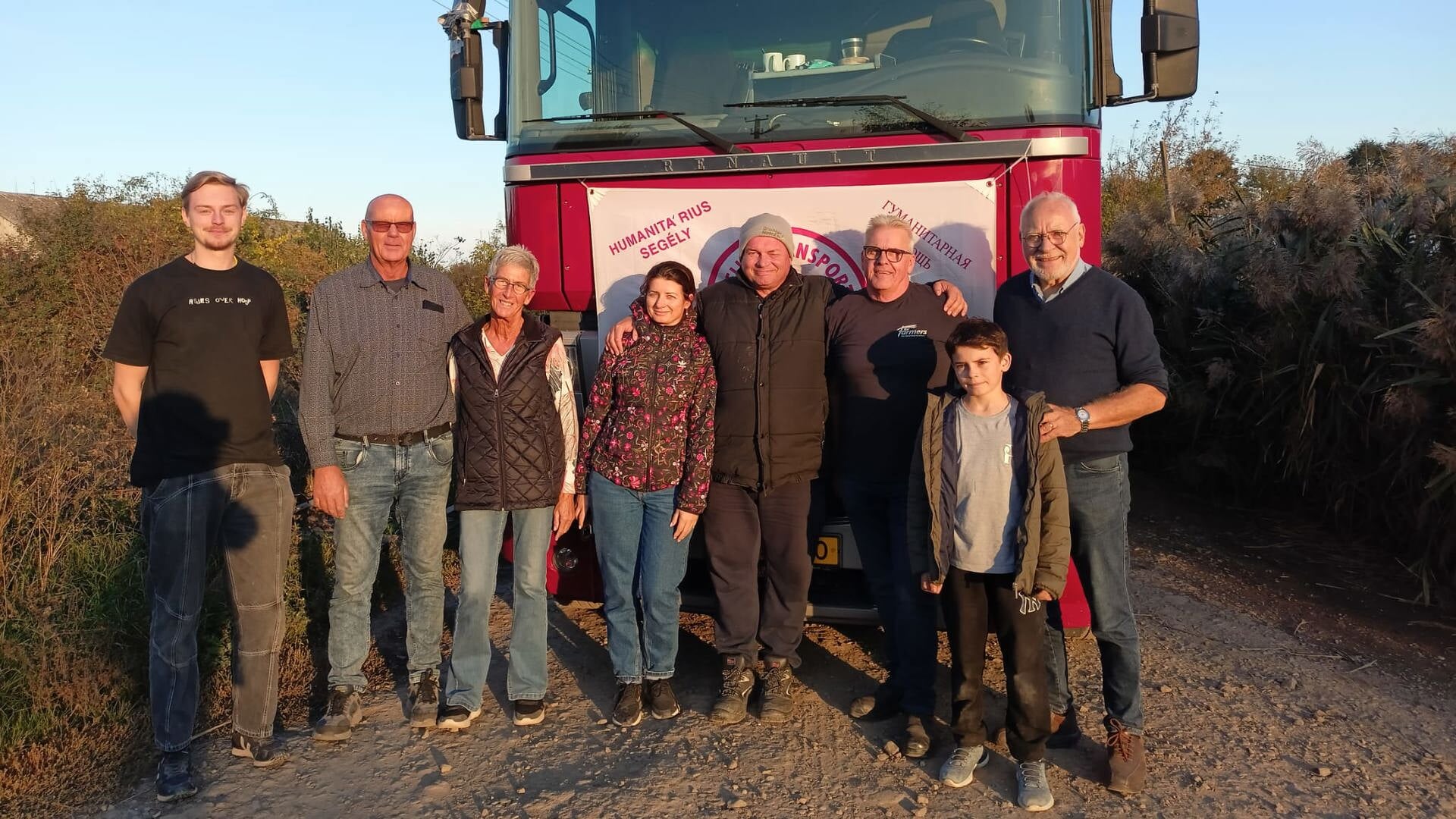 Hulptransport gearriveerd in Oekraïne
