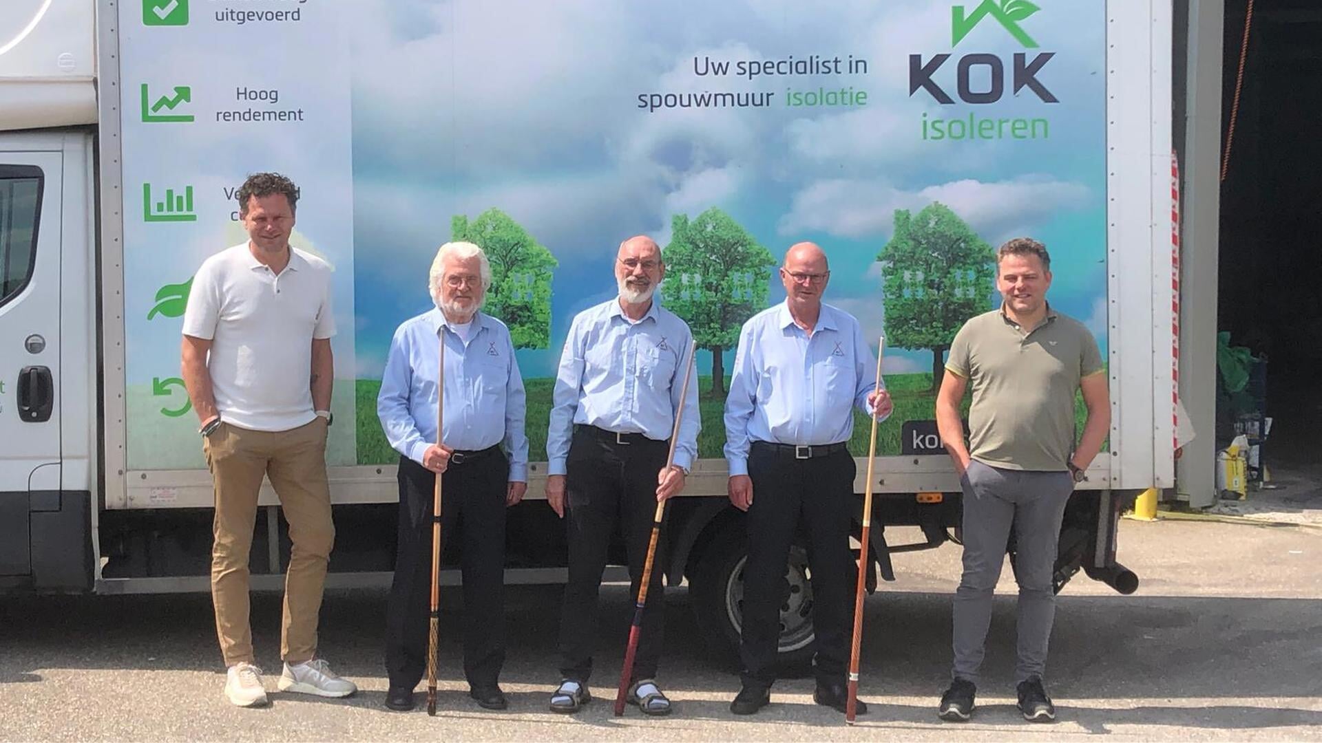 Drie maal vijfde plaats voor Kok Isoleren biljartteams uit Oldemarkt