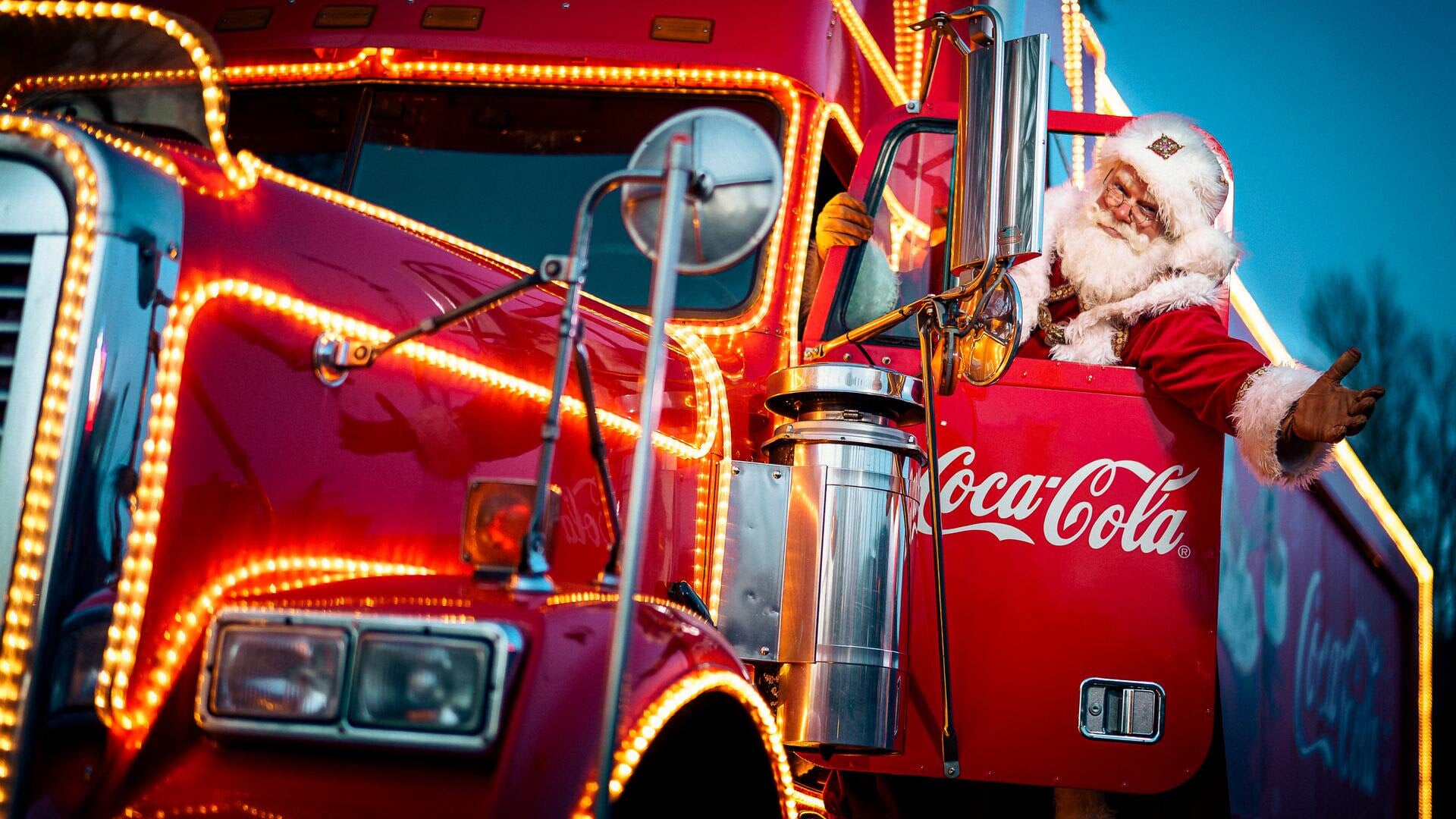 Fotomoment de kersttruck van CocaCola komt dit weekend naar de