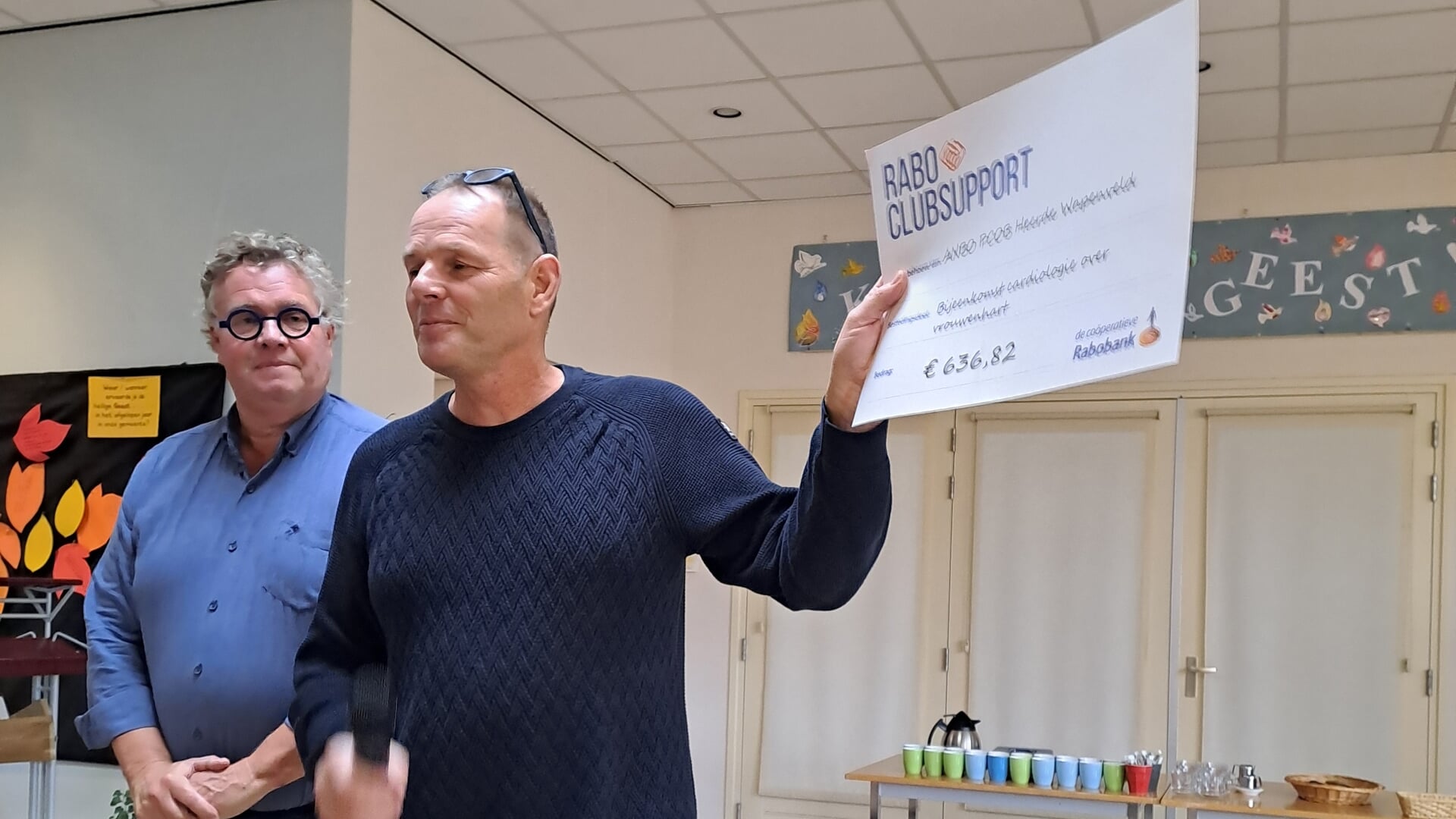 Cheque voor ANBO PCOB Heerde Wapenveld