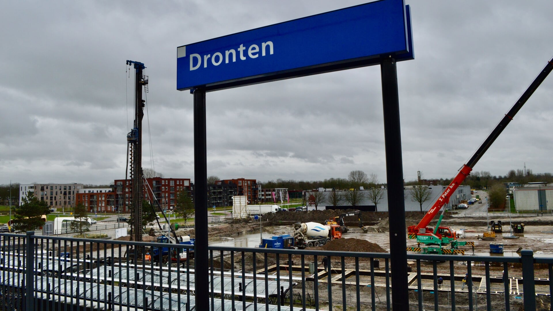 Plannen voor wonen en werken bij station Dronten Noord stuiten op hoge kosten