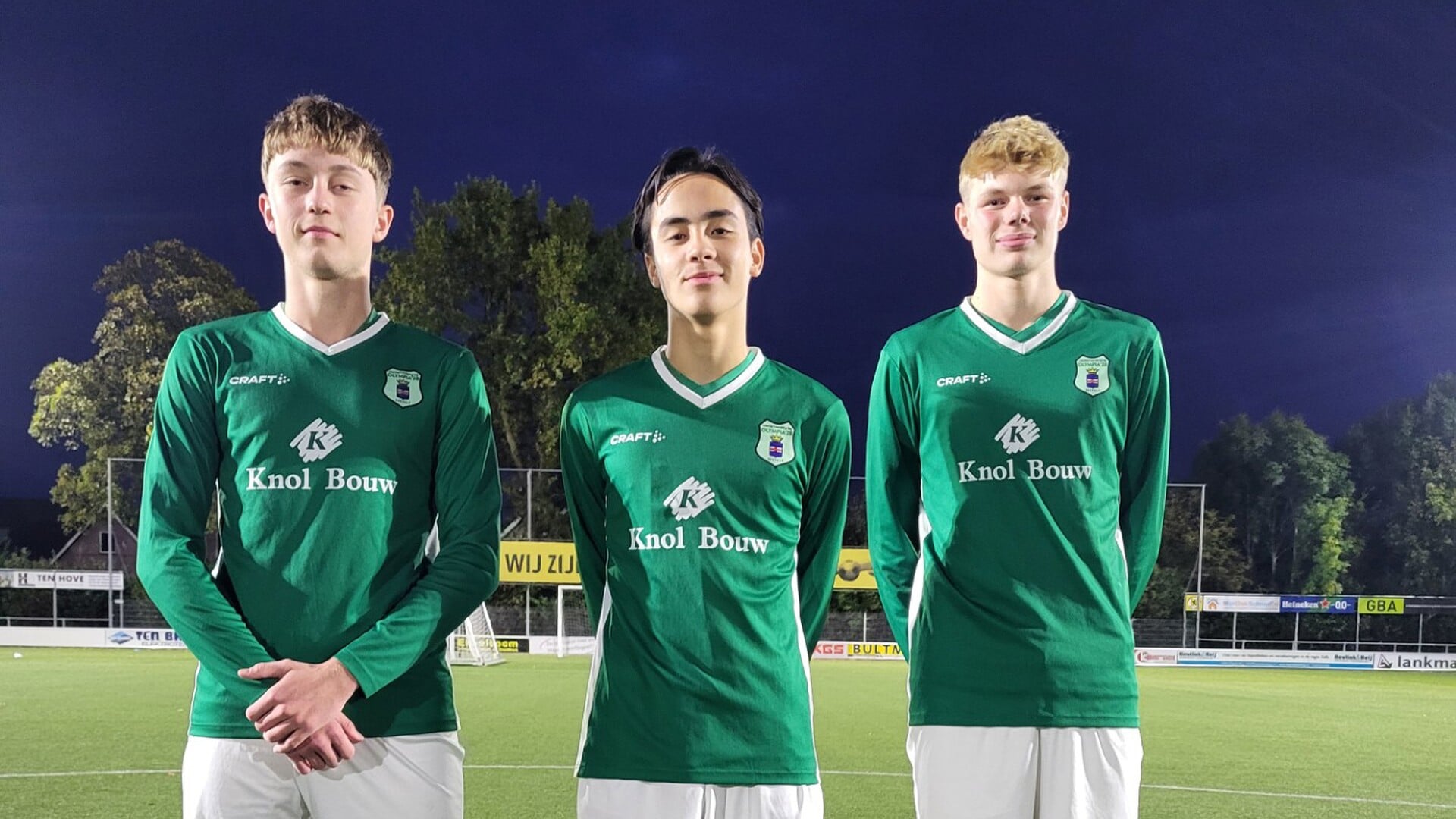 Drie talenten maken eerste minuten in Olympia’28-1