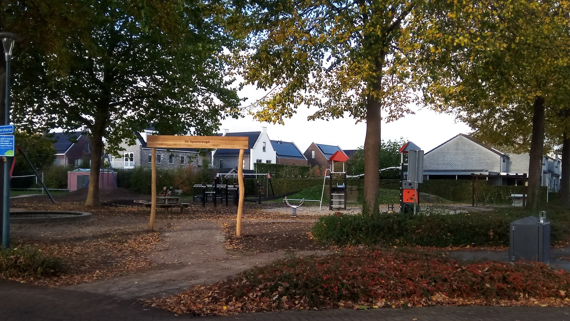 Werkzaamheden speeltuin Speelvreugd bijna afgerond