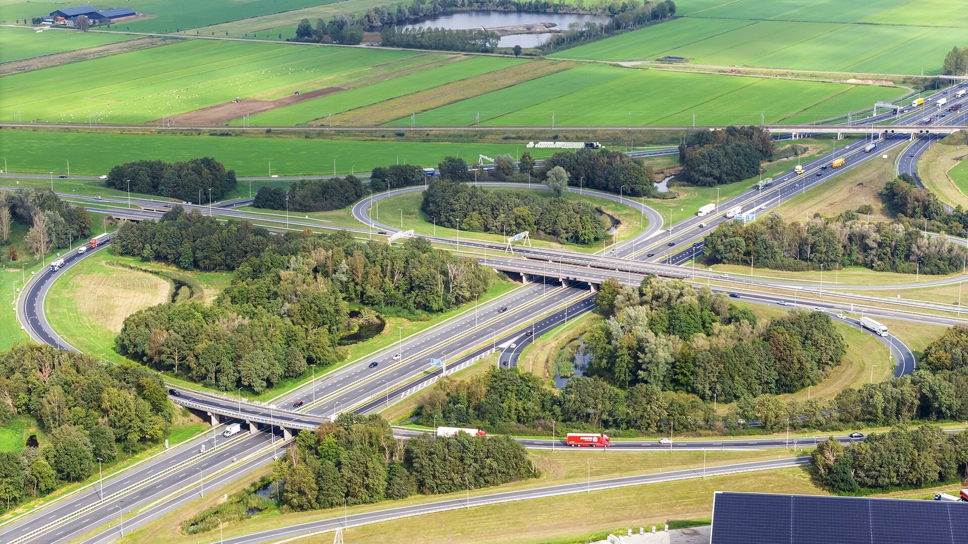 Afsluitingen in knooppunt Hattemerbroek door afronding werkzaamheden