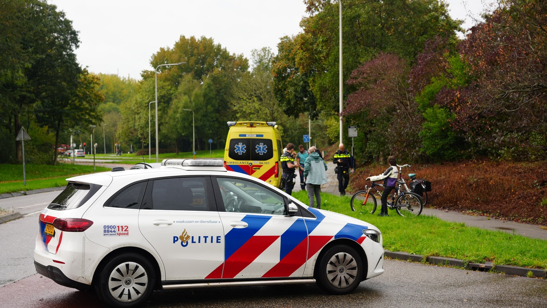 Fietser gewond bij aanrijding met auto