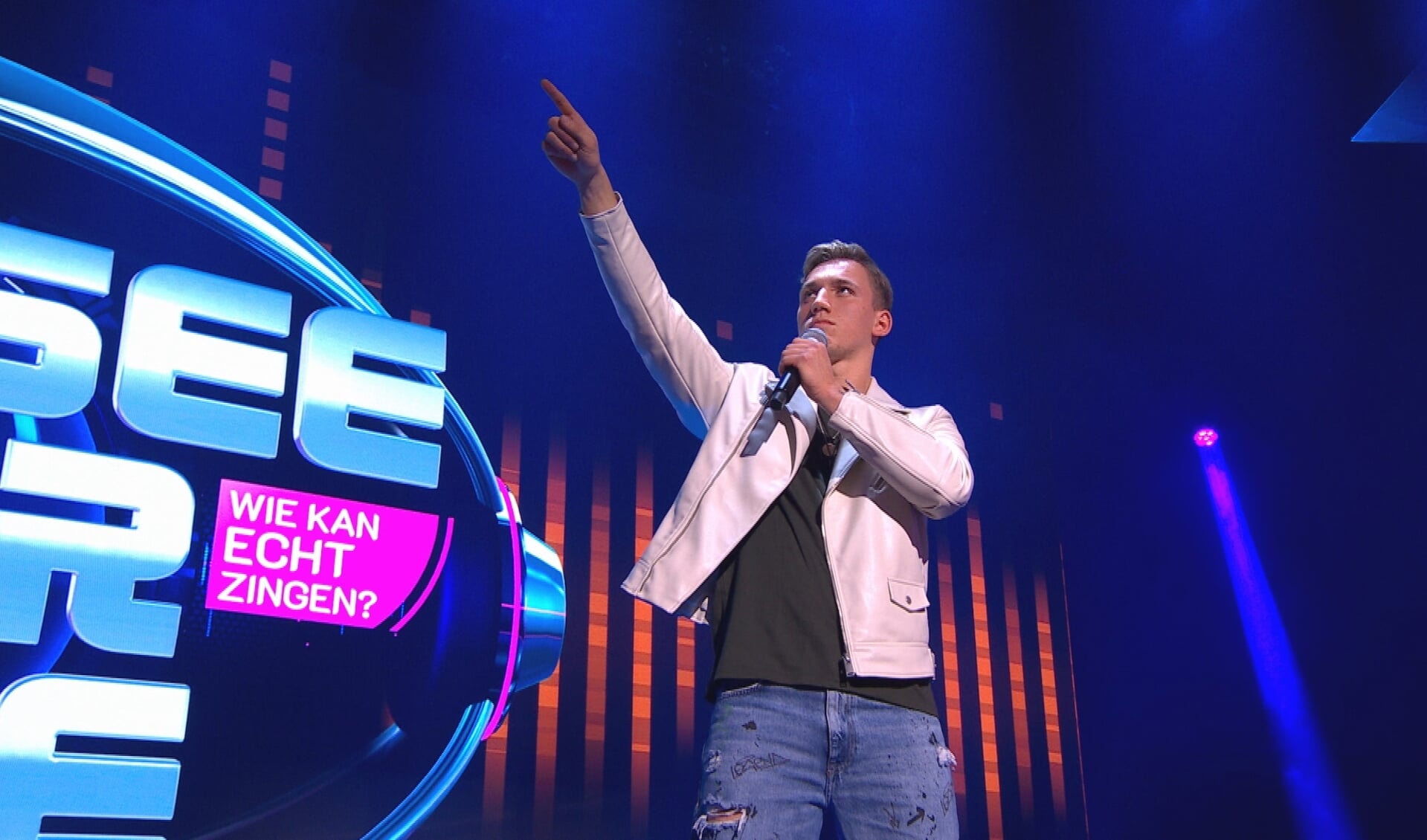 Mike den Besten uit Asperen nam deel aan ‘I can see your voice’