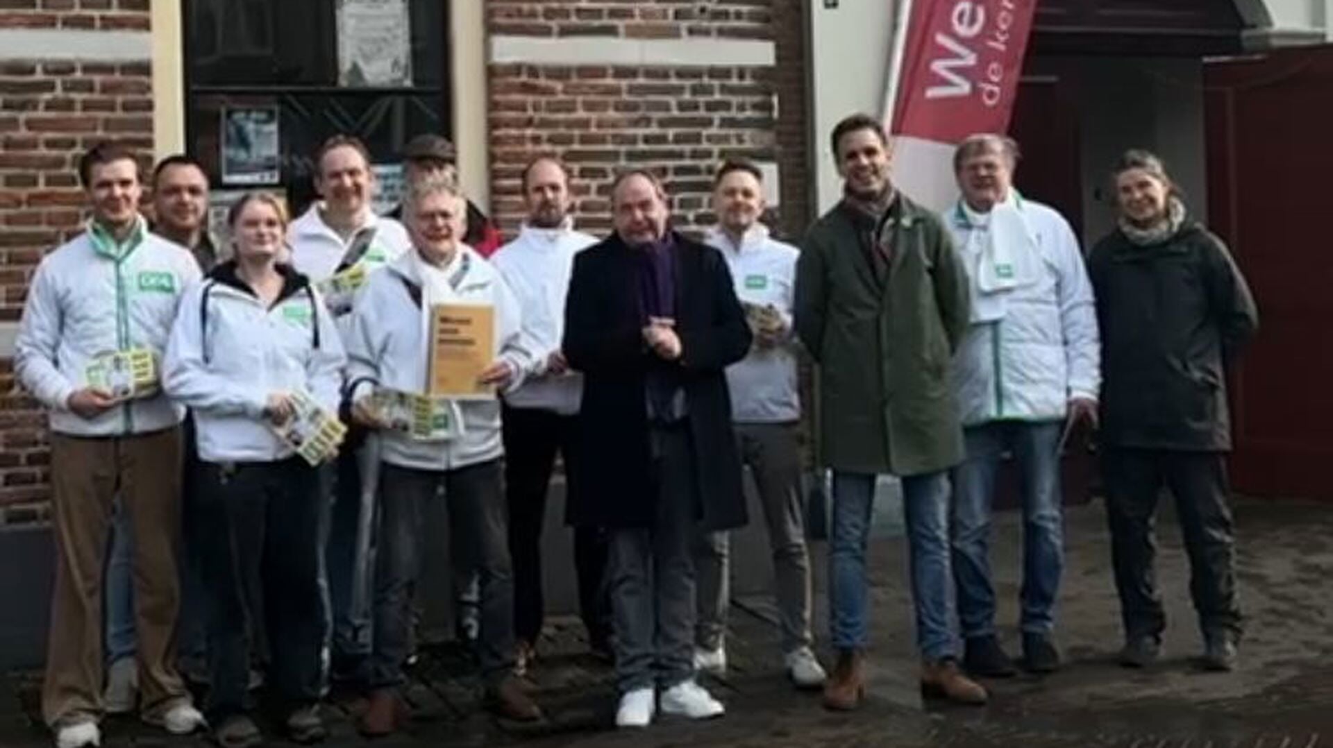 D66 Kamerlid Hans Vijlbrief bezocht Hattem in aanloop naar verkiezingen