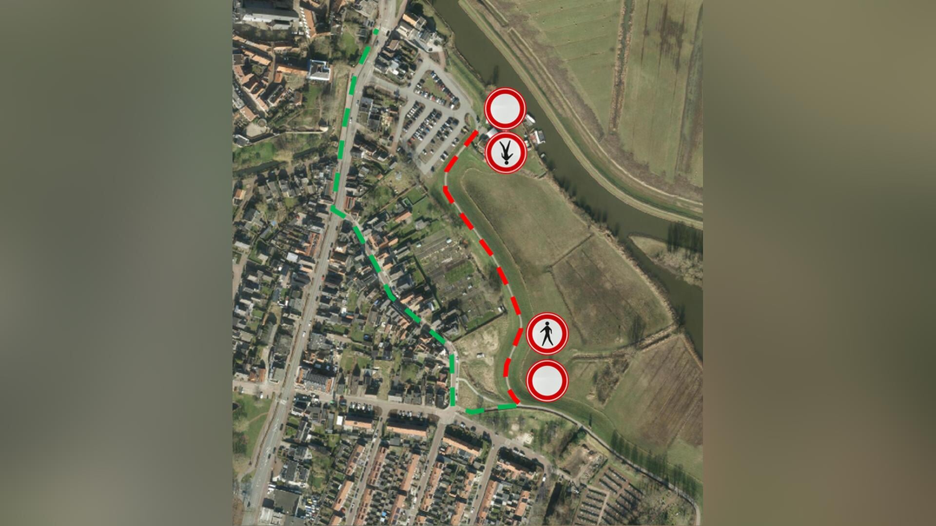Kuiperijpad tijdelijk afgesloten in verband met werkzaamheden