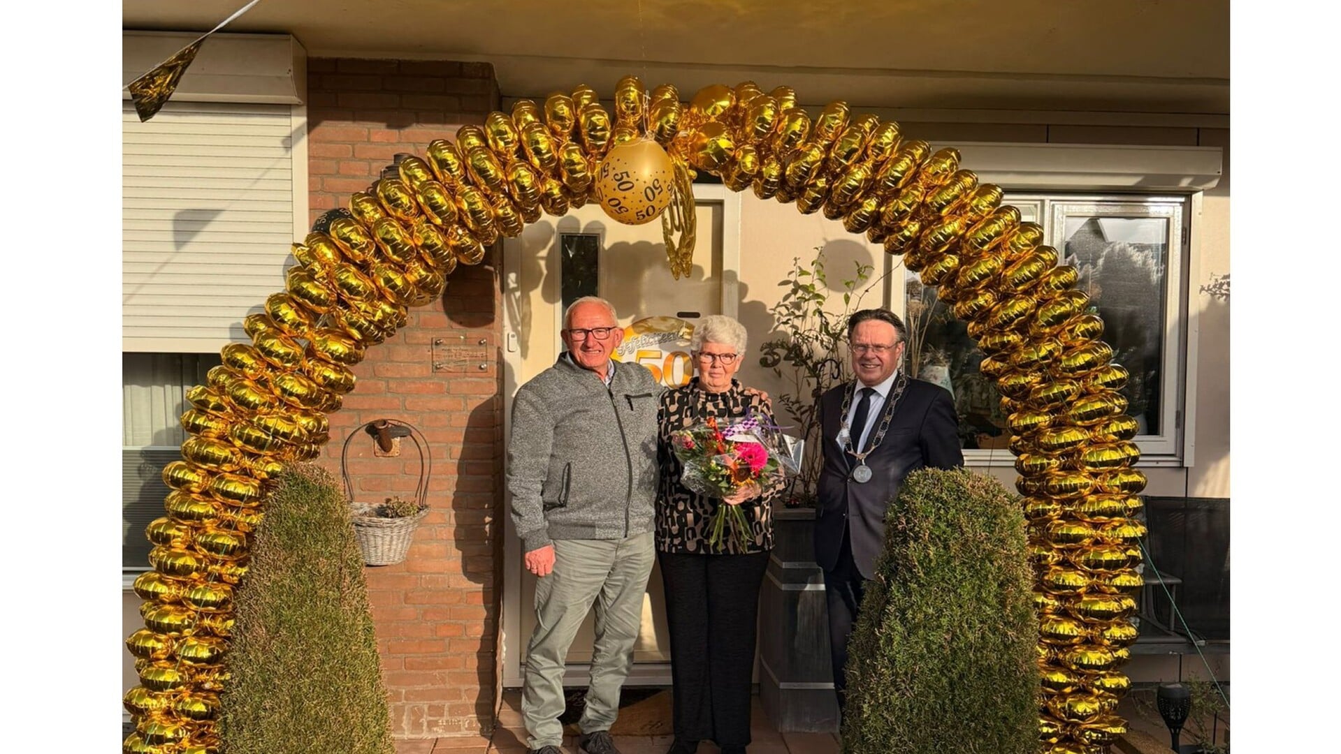 Wim en Roeli Schaart 50 jaar getrouwd