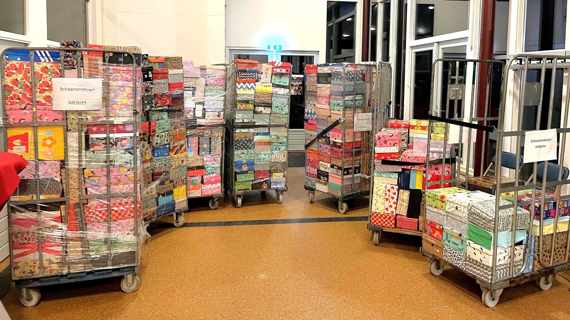 Schoenendoosactie succesvol van start