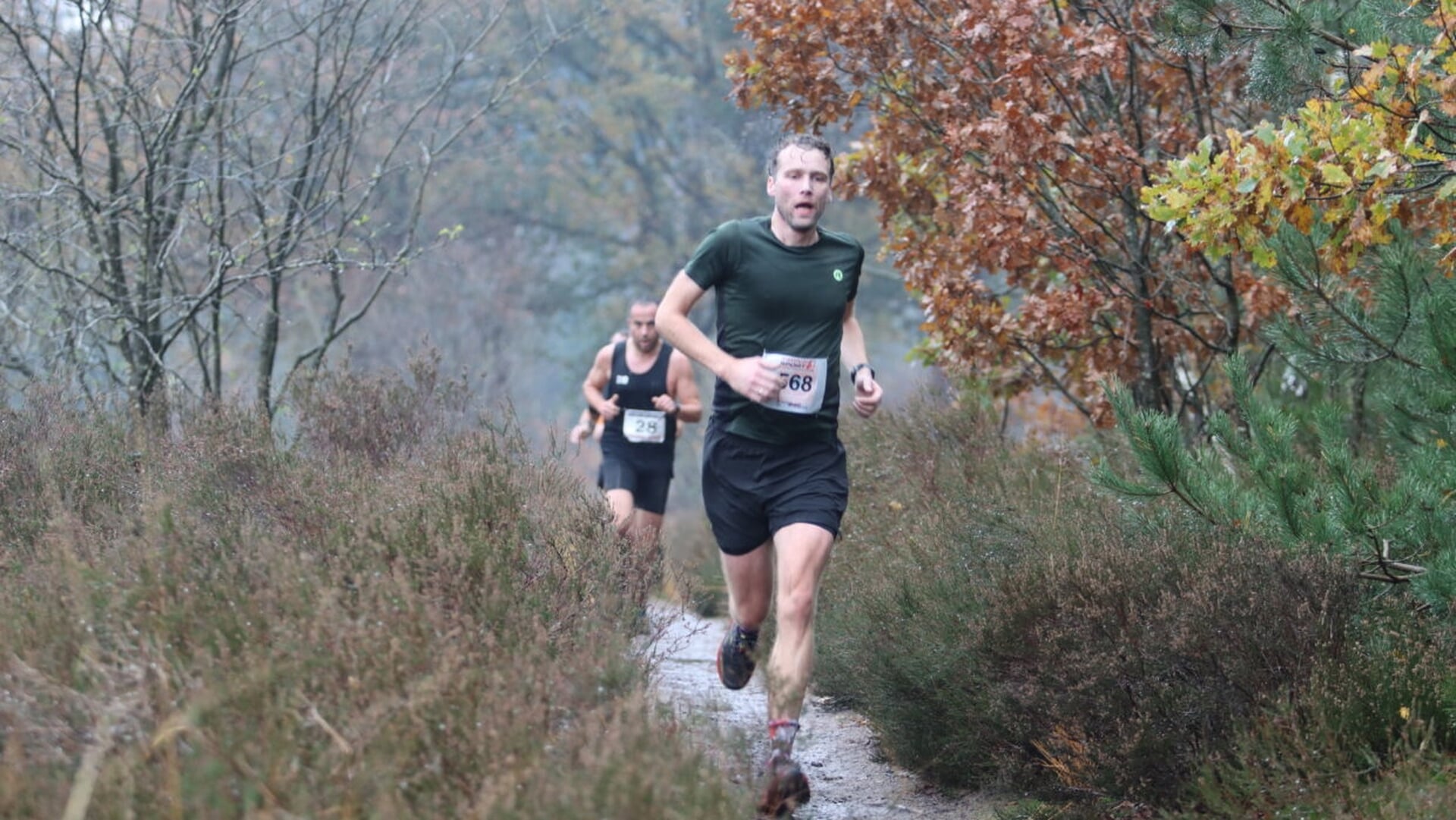 Zwarte Dennen Cross in trek bij lopers