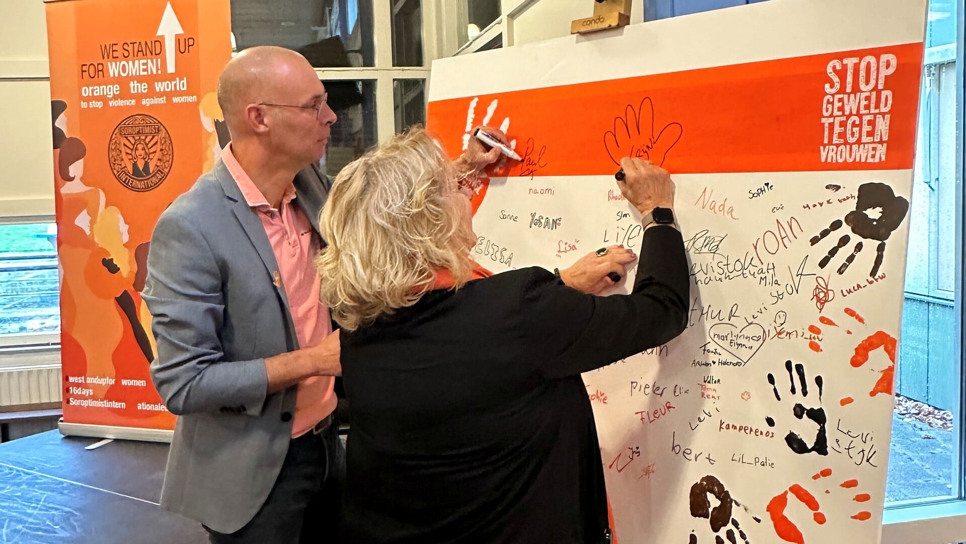 Orange the World 2025 in Steenwijk: Soroptimisten brengen verhalen, film en bewustwording