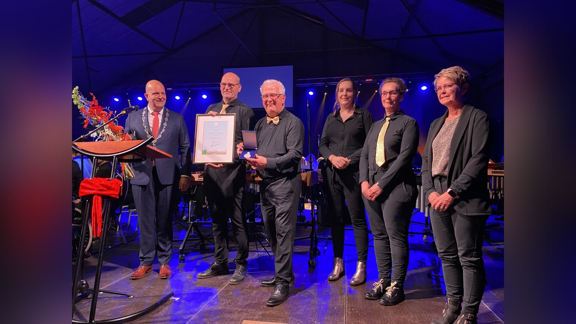Erepenning voor muziekvereniging Soli Deo Gloria