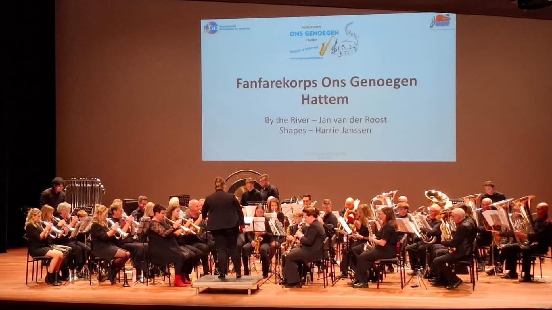 Fanfarekorps Ons Genoegen eerste op concours