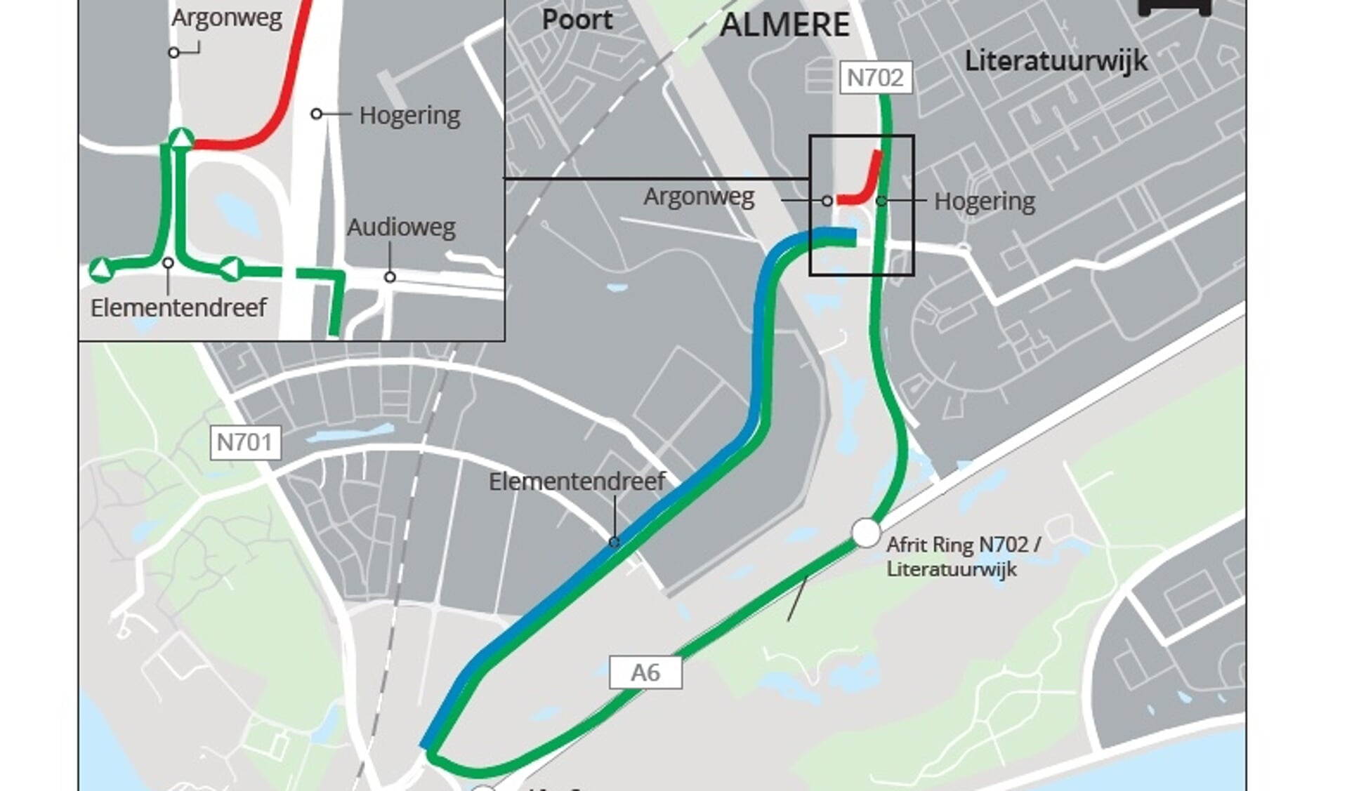 Afsluiting Afrit Argonweg Op Hogering - Almere DEZE WEEK | Dé Krant Die ...