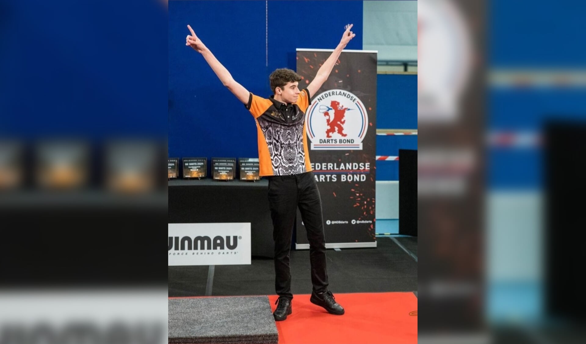 Darter Kay Schuurbiers Nederland Kampioen bij aspiranten