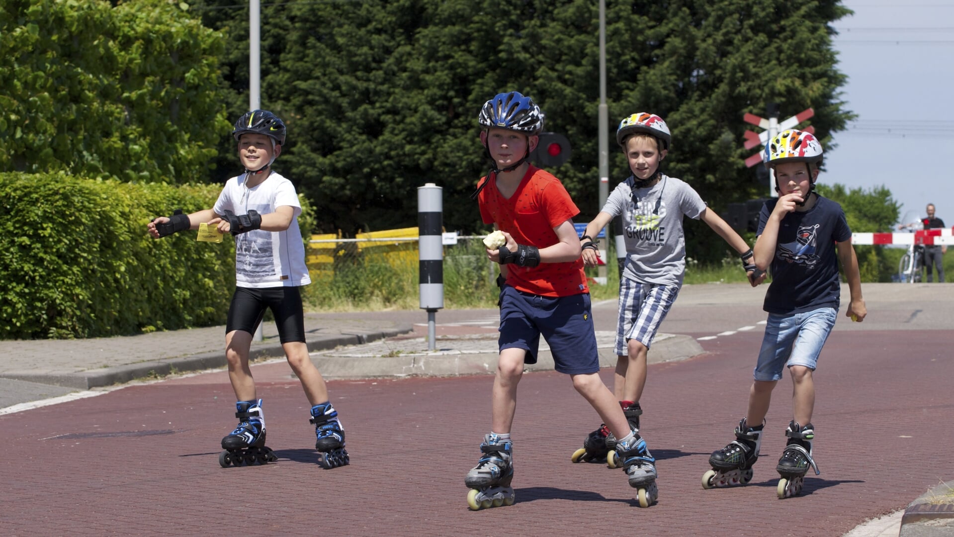 Skeelerronde door Krabbendijke