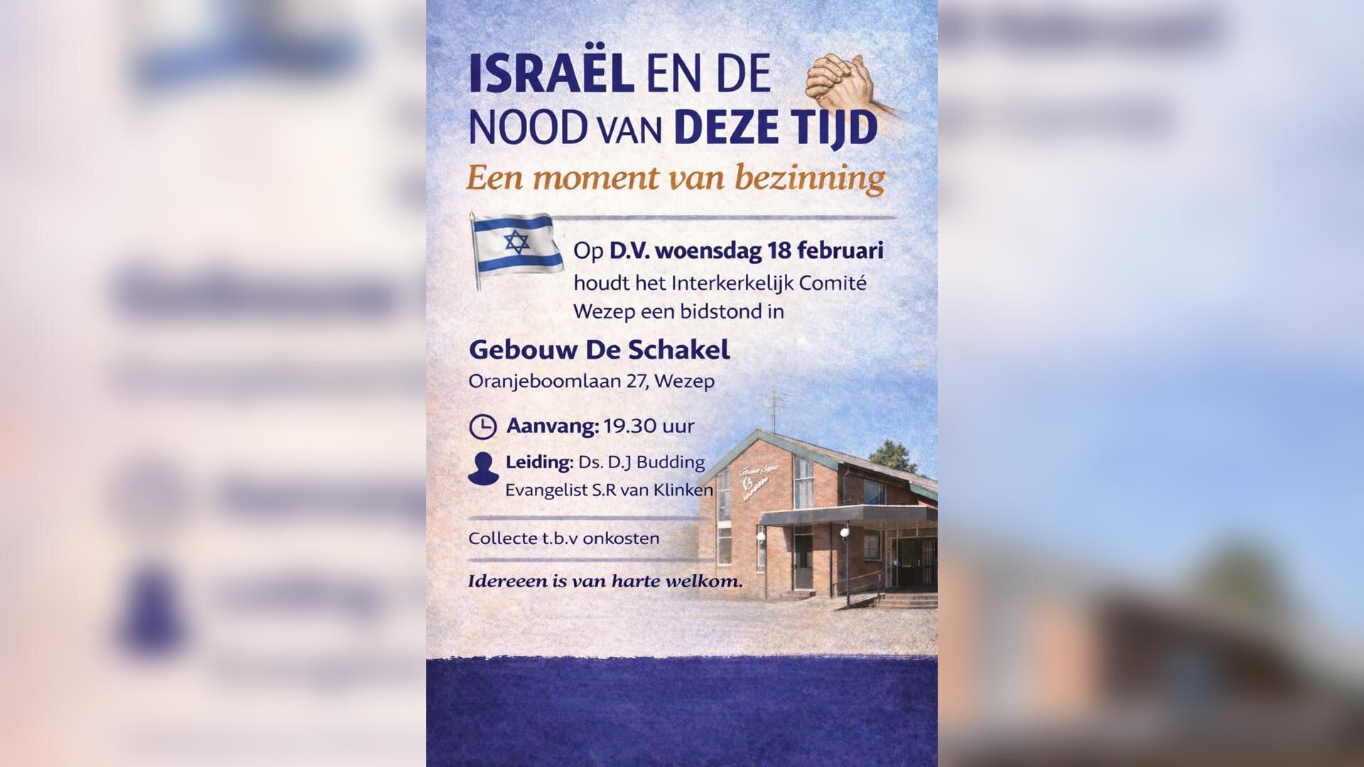 Israël avond in de Schakel Wezep