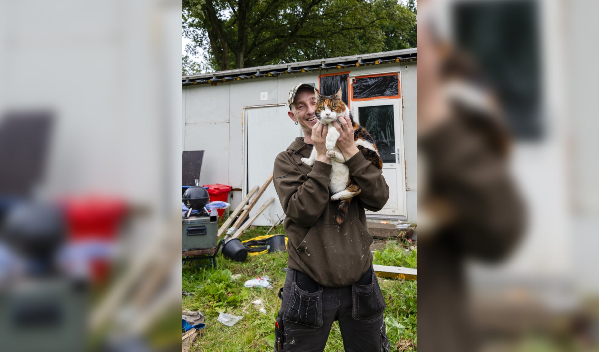 Living in De Witte Plas camp: ‘My cats have space here’