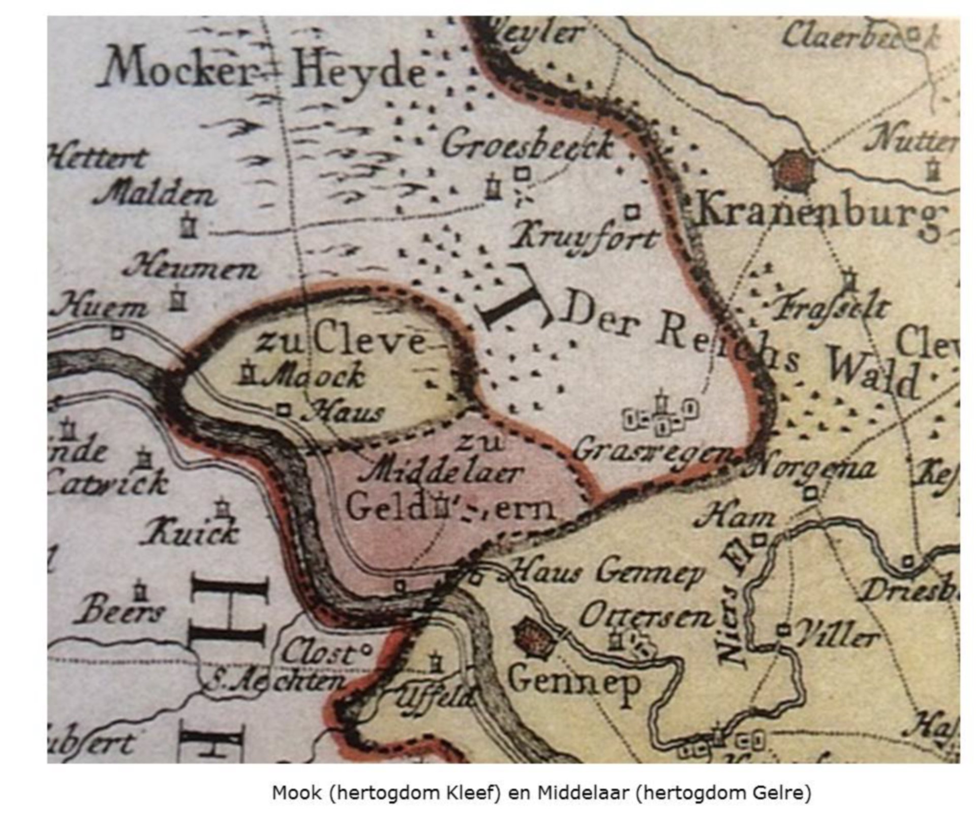 ‘Wandelen met Verhalen’ langs historische grenzen van Mook en Middelaar