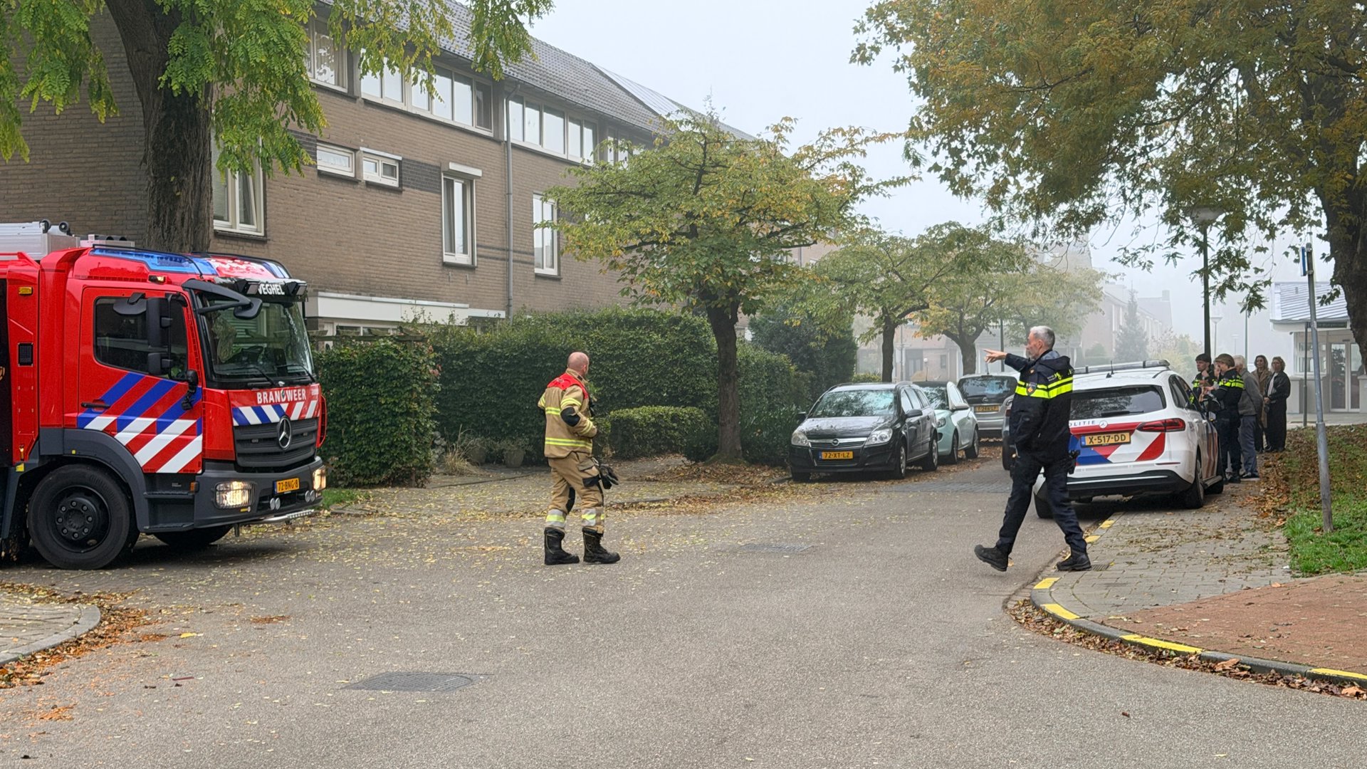 Hulpdiensten rukken massaal uit voor gaslek in Veghel