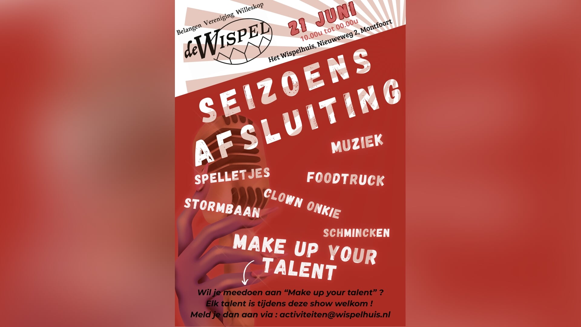 Zomerfeest in Willeskop: ‘Make up your talent!’