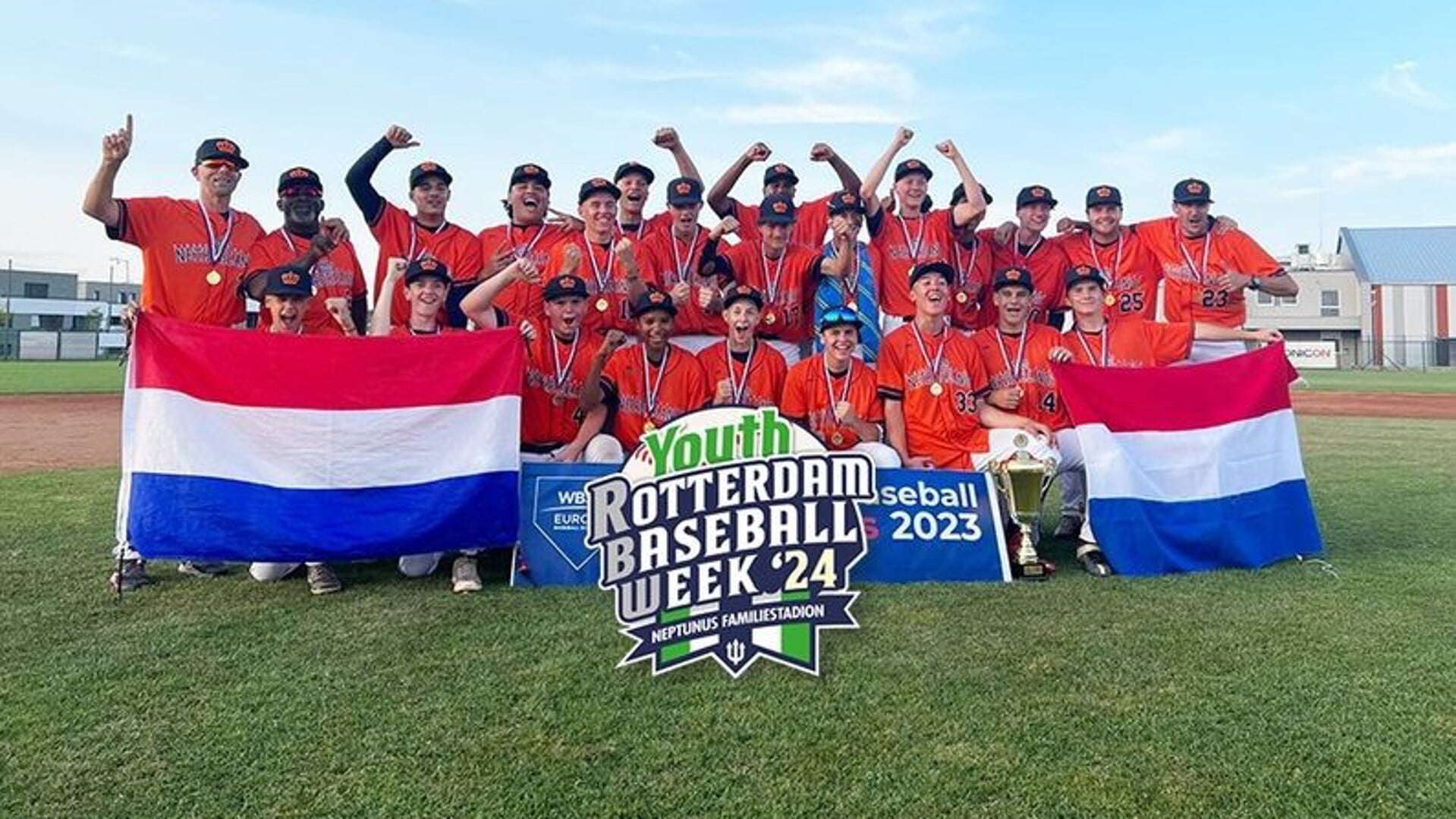 European top of baseball youth to Youth Rotterdam Baseball Week – Advertising Rotterdam | De Havenloods