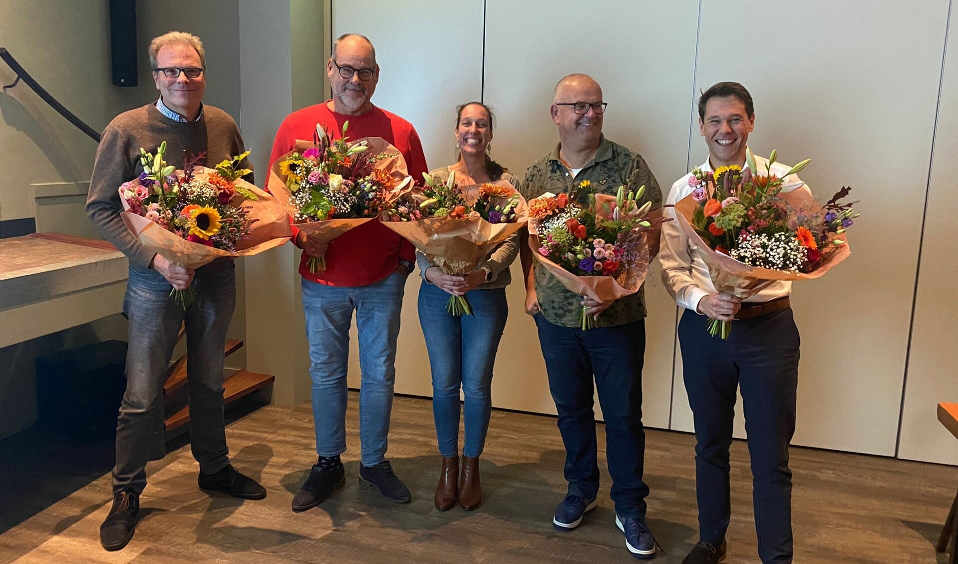 Volleybalvereniging WHV heeft drie jubileumleden en dankt bestuursleden