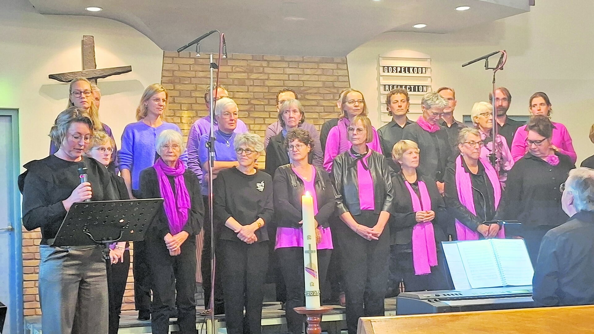 Gospelkoor Reflection geeft visitekaartje af in Haastrecht