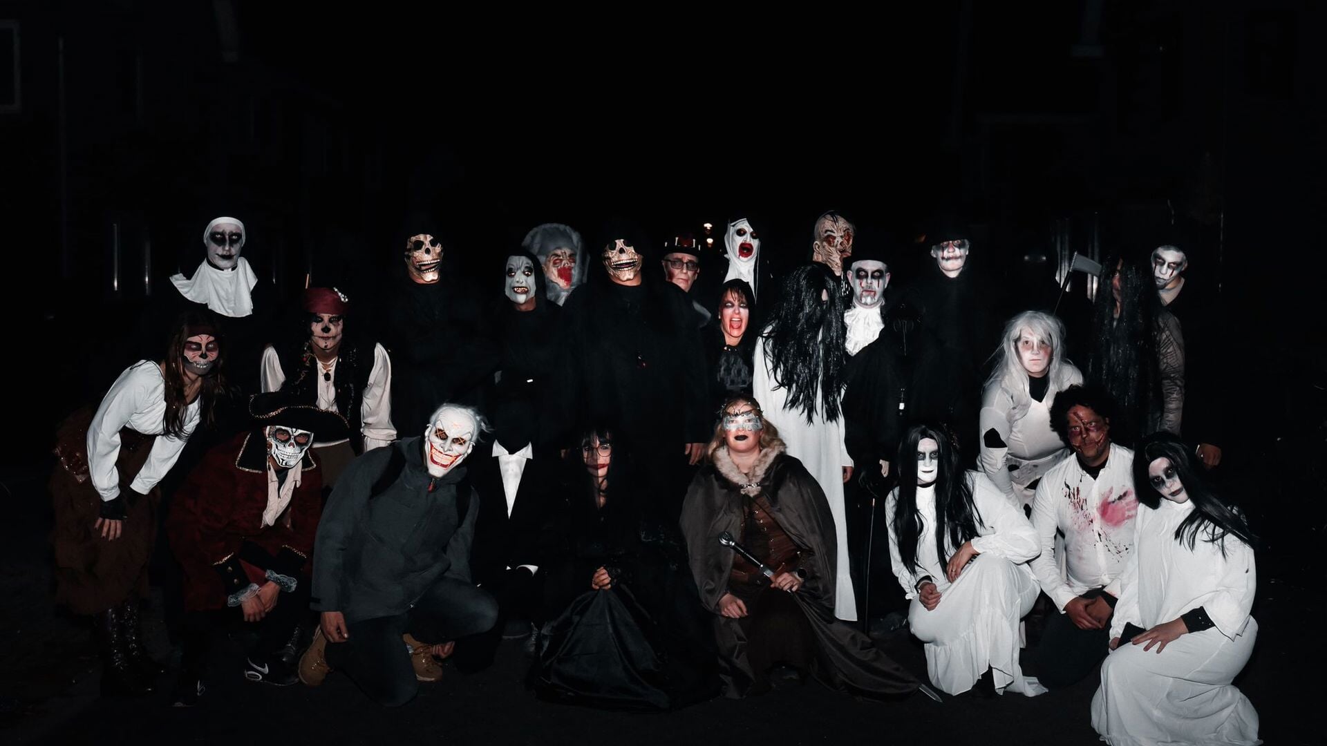 Horrortaferelen in Overtuin en bos