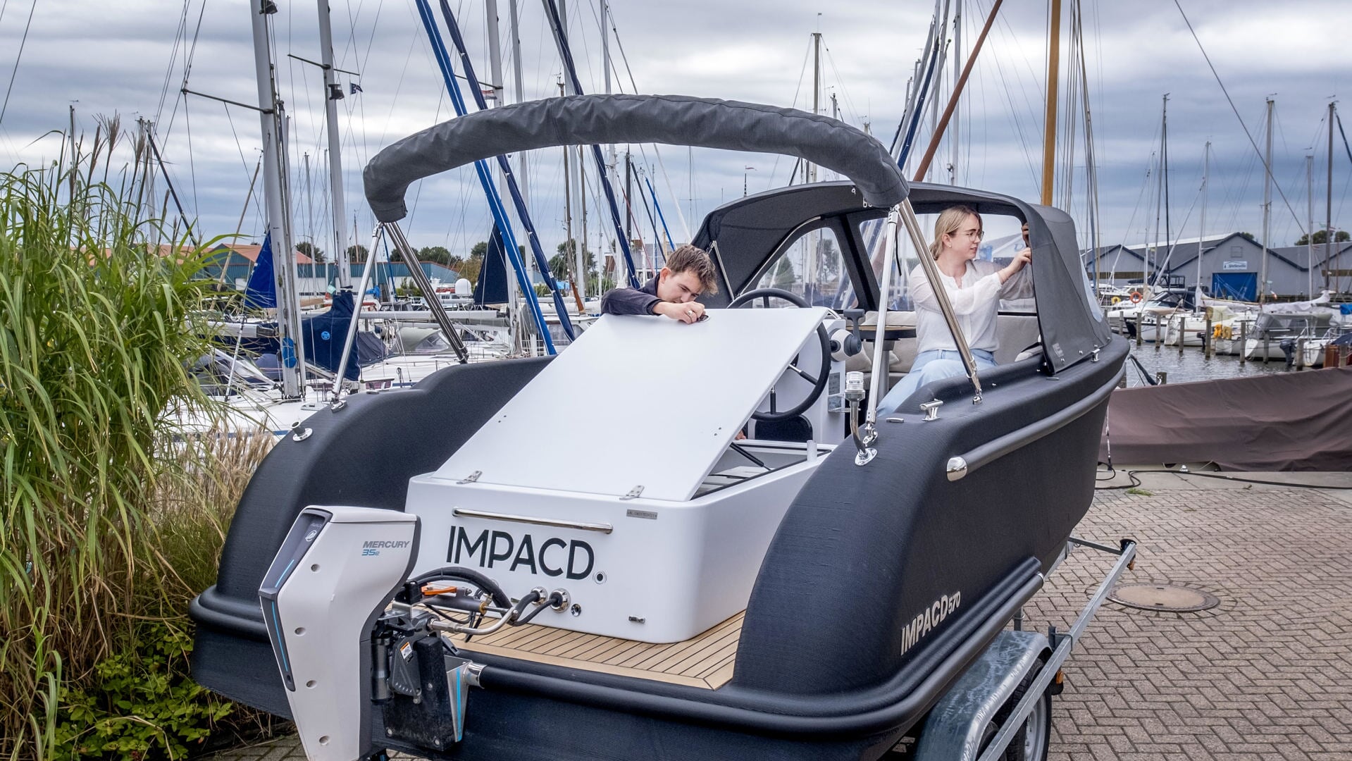 Impacd Boats maakt boten van gerecycled plastic, vervaardigd door een 3D-printer