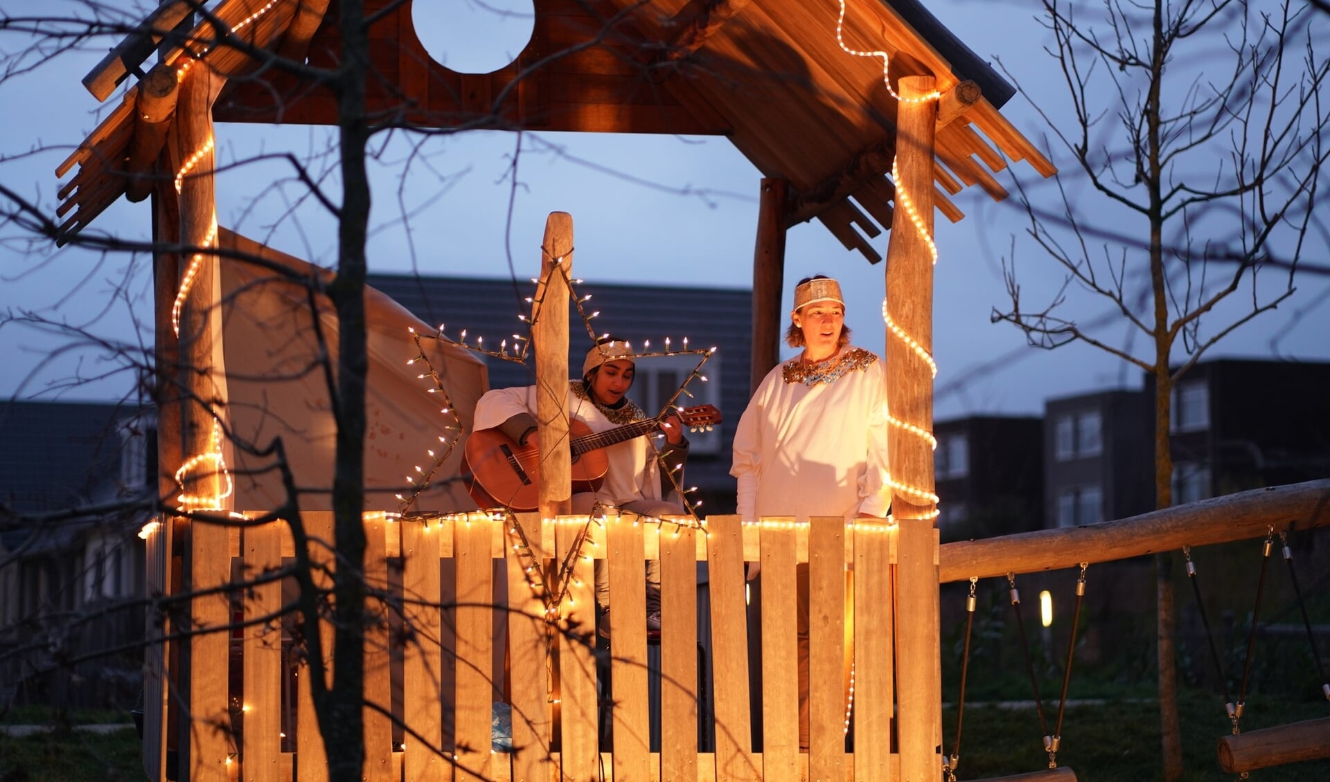 Levende Kerststal in Boerderij De Hoef
