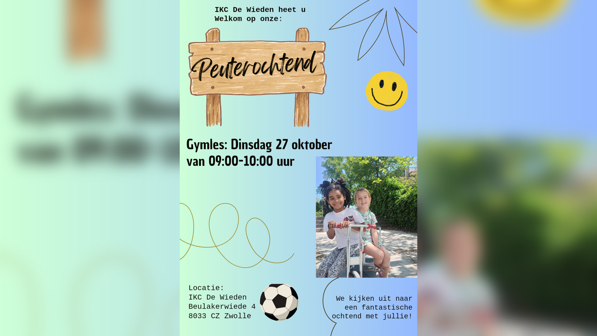 Peuterochtend op IKC De Wieden