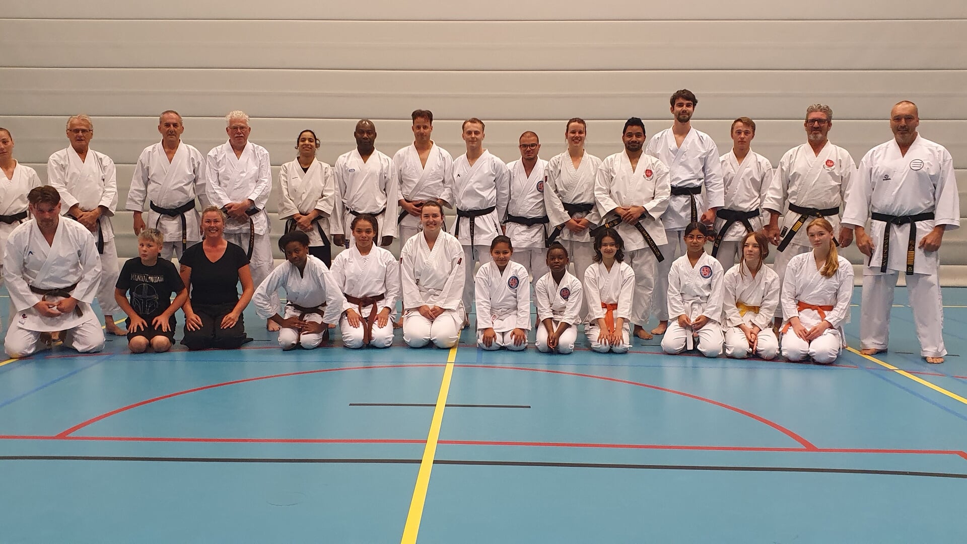 Karateka’s testen kracht en techniek