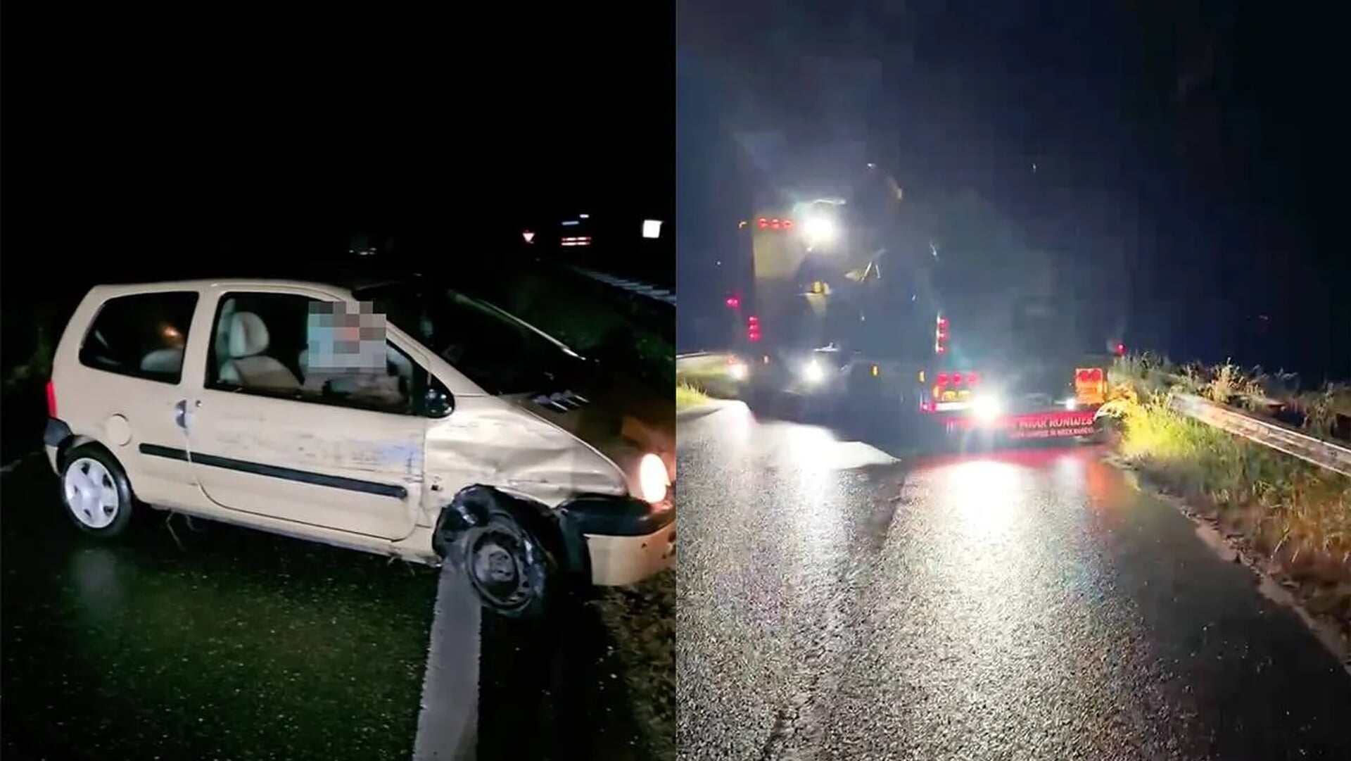 Dronken automobilist veroorzaakt ongeluk in Oud Gastel - trucker grijpt in