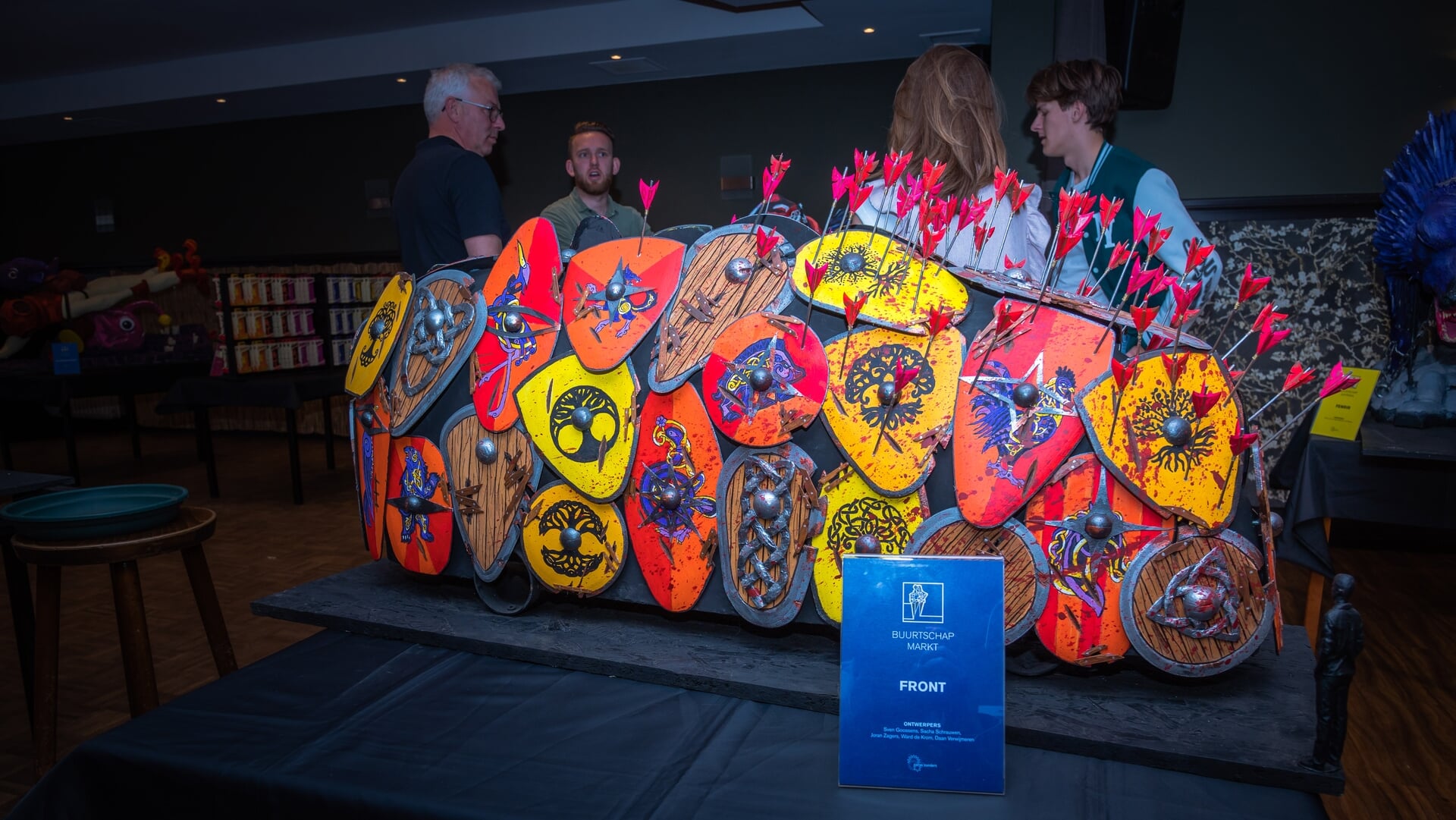 Presentatie corsomaquettes dit jaar in tent in hartje Zundert