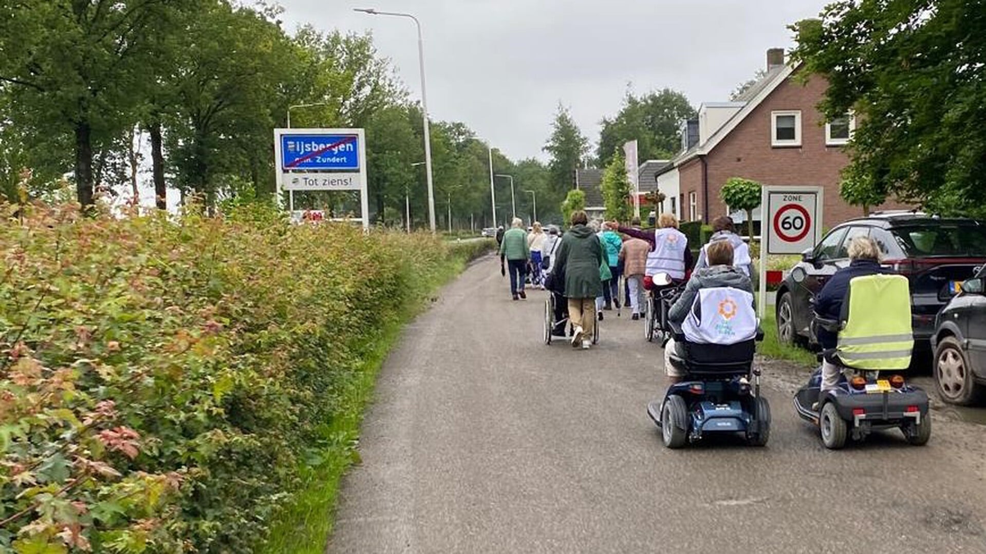 Zonnebloem houdt walk-’n-roll in Wernhout