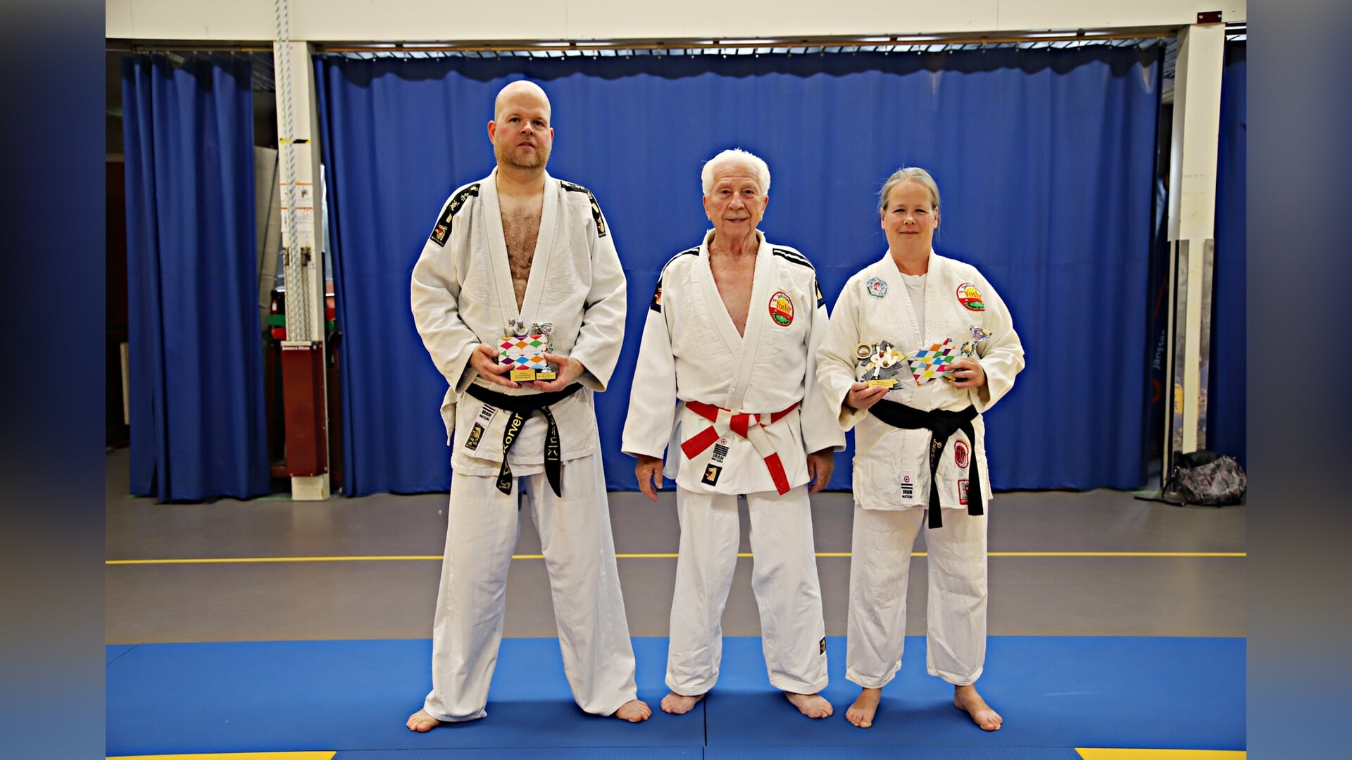 Judoka’s Lucinda en Raymond door judoclub Yoshi in het zonnetje gezet