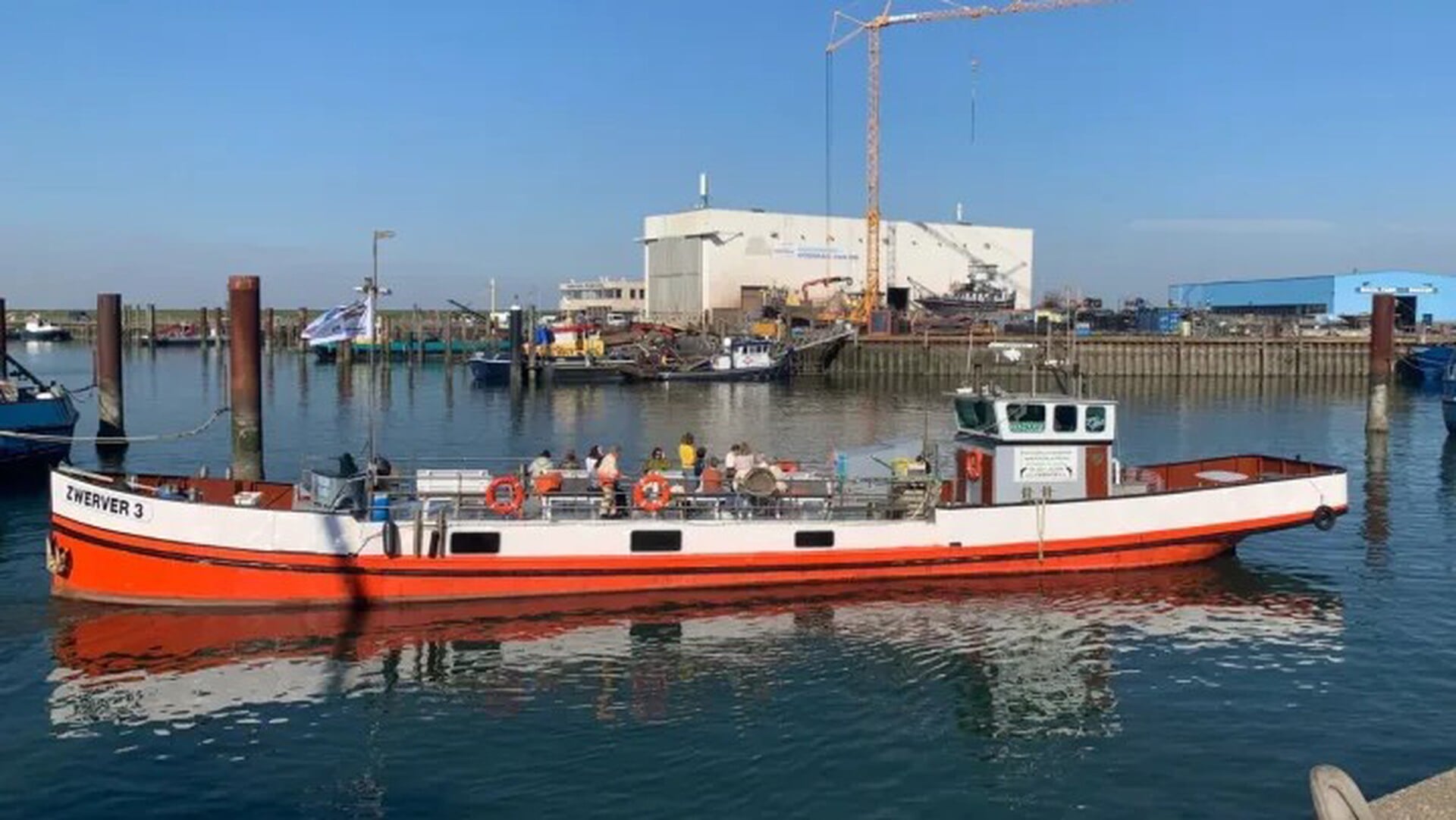 Met de voet-fiets veerboot van Yerseke naar Tholen