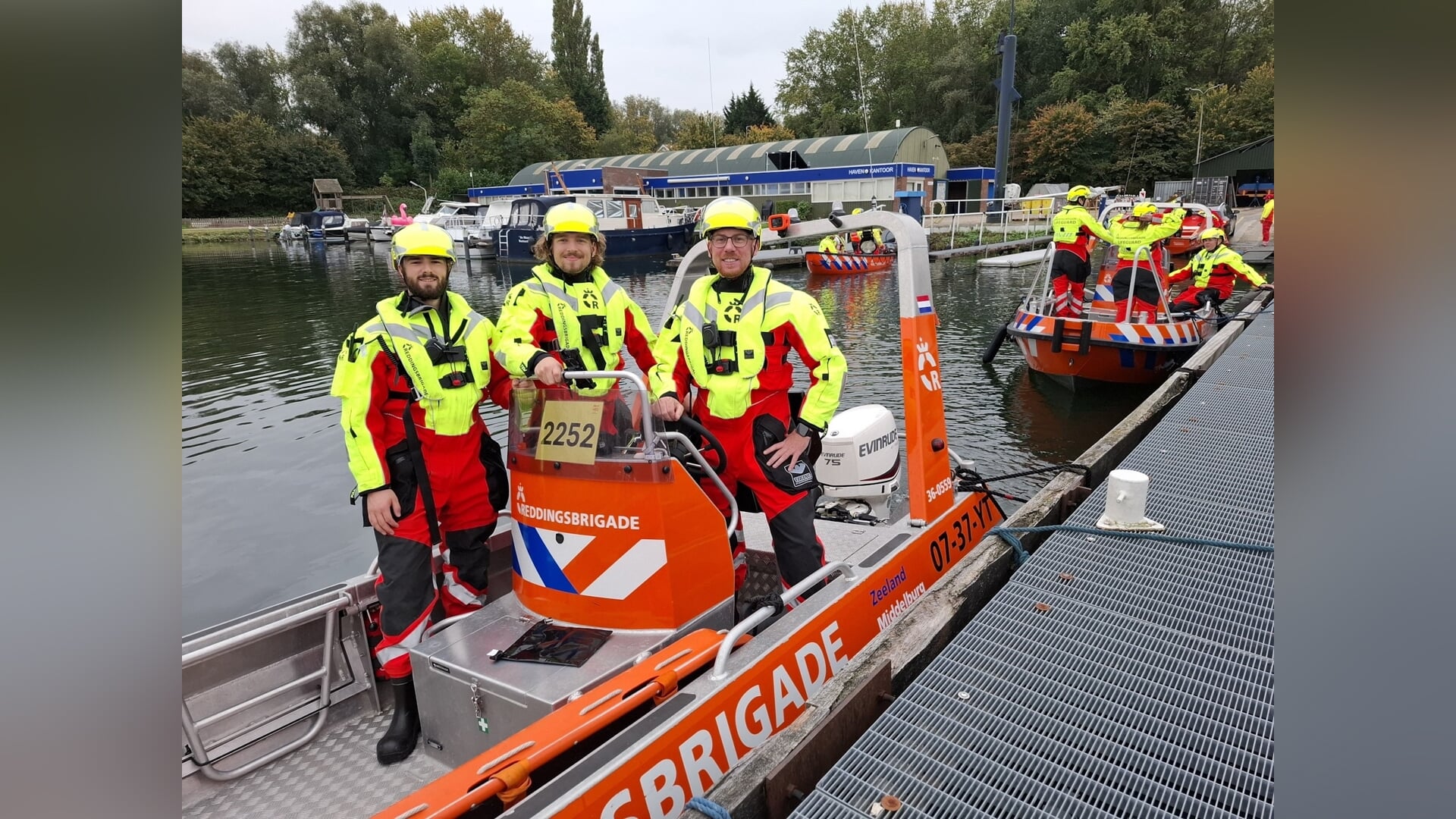 Middelburgse redders oefenen inzet ‘overstroming’ in Brielle