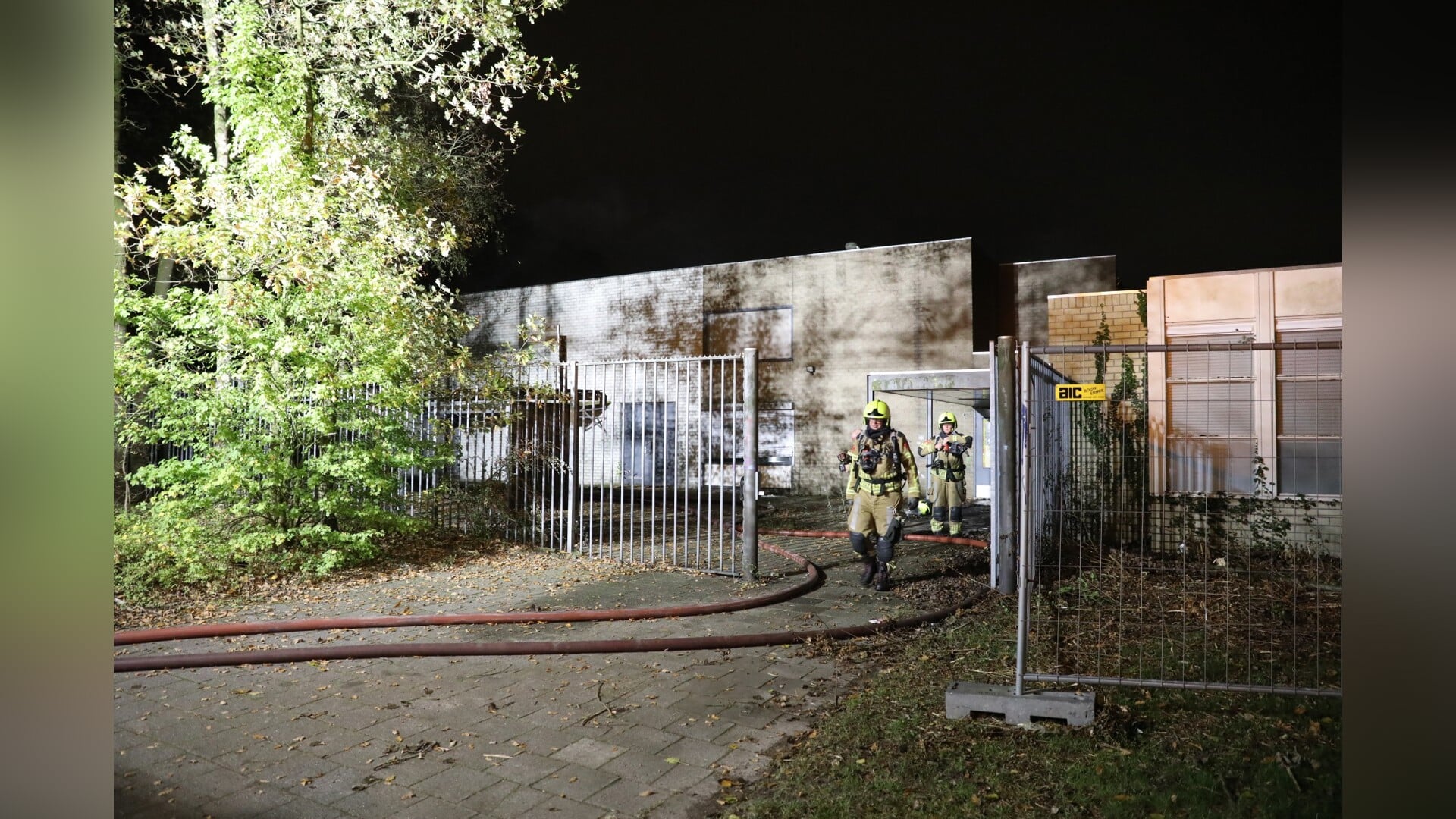 Brand in voormalig schoolgebouw Gertrudis College