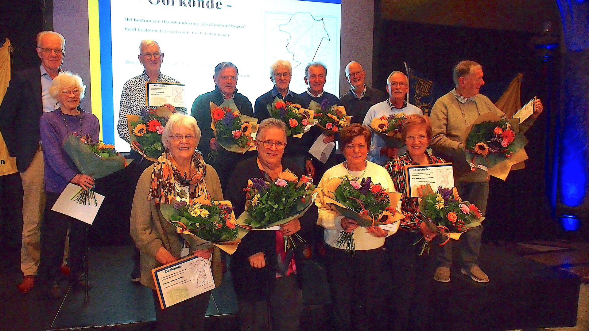 Paar honderd leden vieren 40-jarig jubileum Heemkundekring De Honderd Hoeven