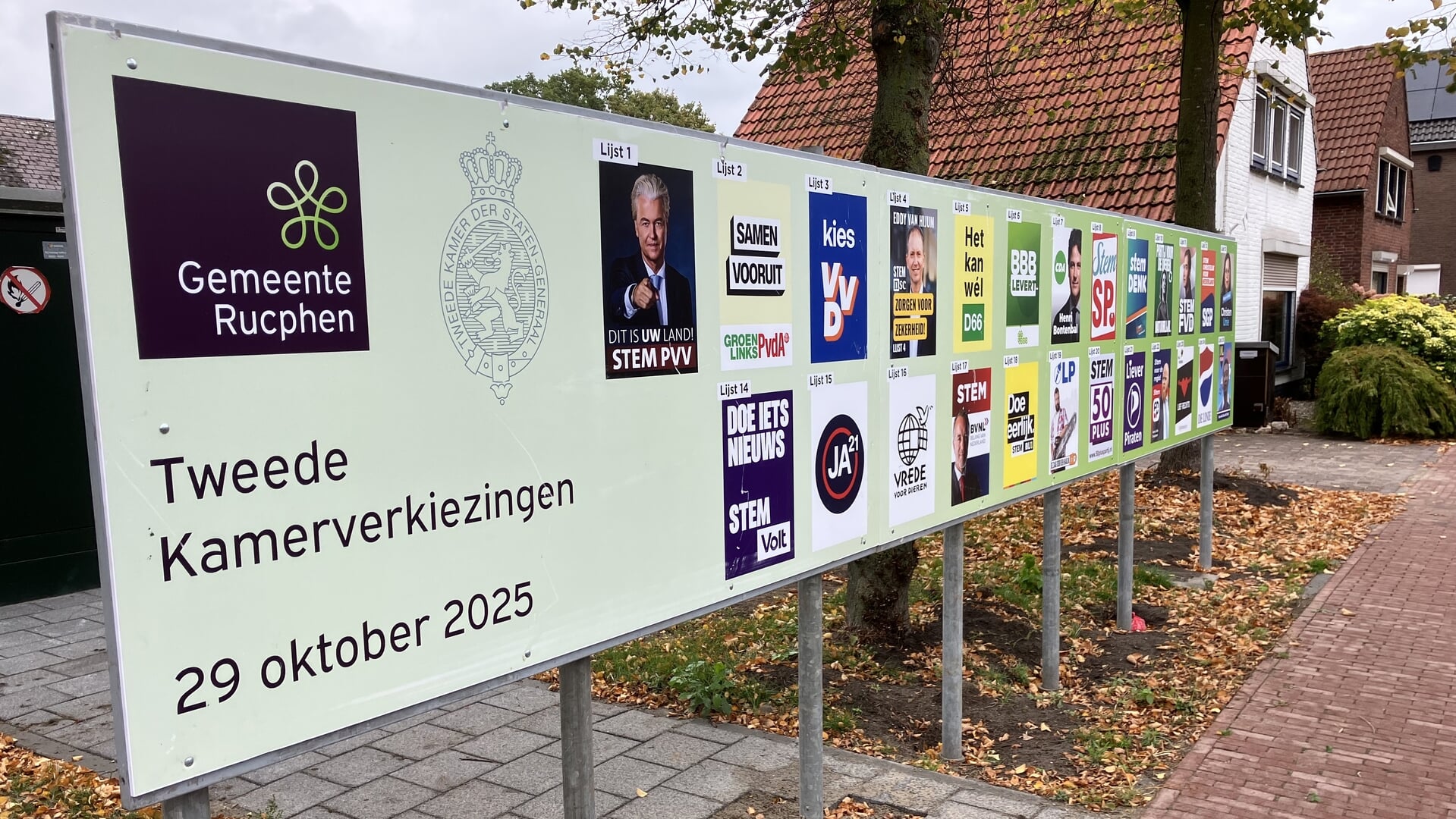 Zo stemde Rucphen: PVV opnieuw de grootste, flinke winst voor CDA, D66 ...