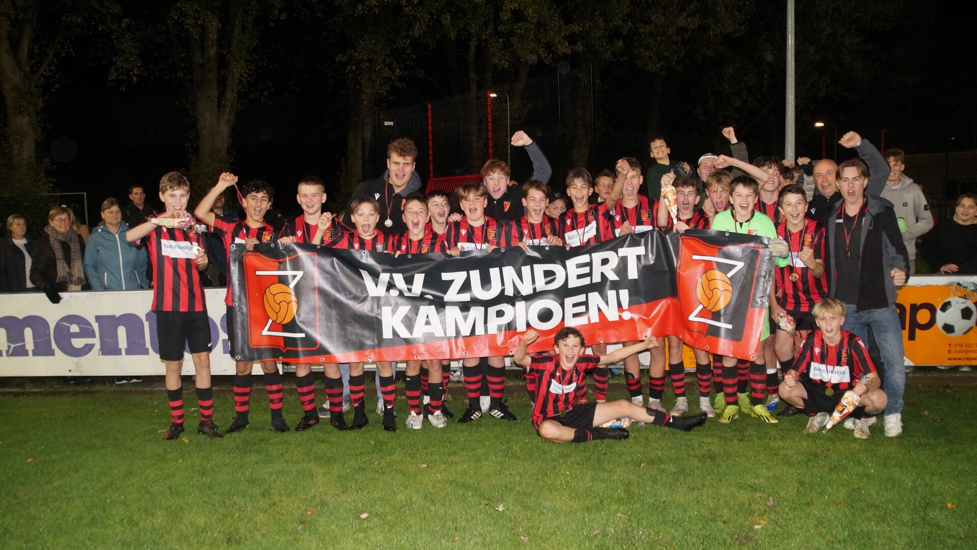 JO15 VV Zundert eerste fasewinnaar