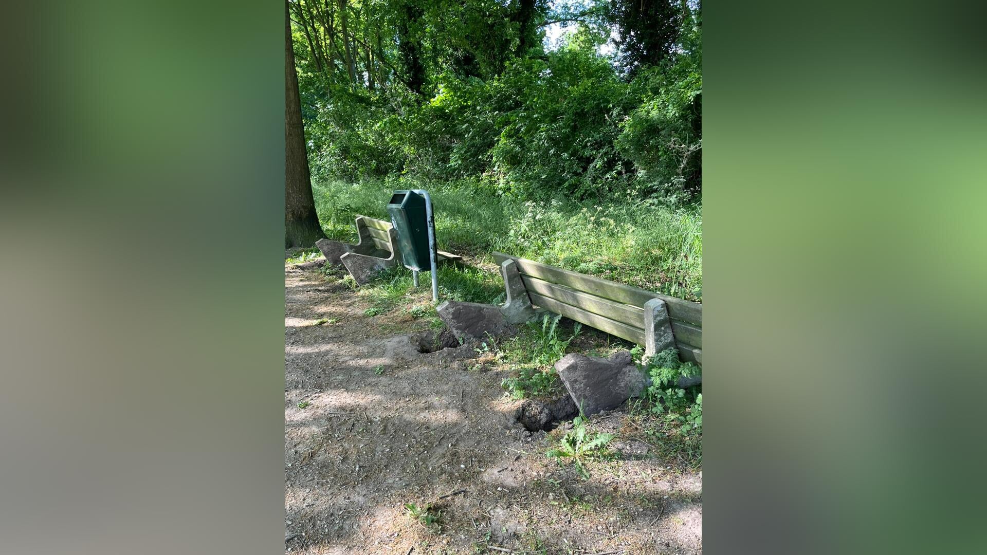 Weer zware vernielingen en overlast in wijkpark Maarssenbroek: oproep bel 112 bij mogelijke onraad