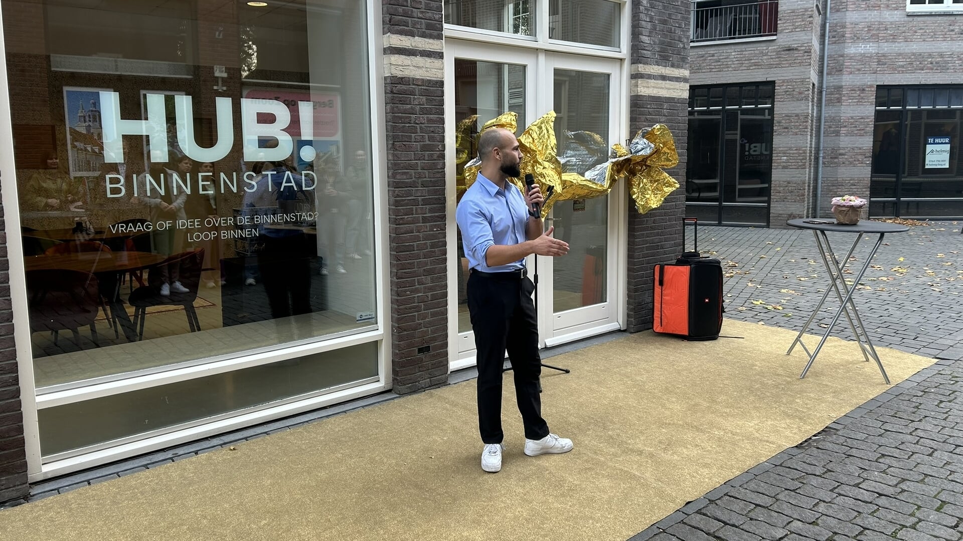 HUB! Binnenstad geopend: plek voor ideeën en vragen in hartje Bergen op Zoom