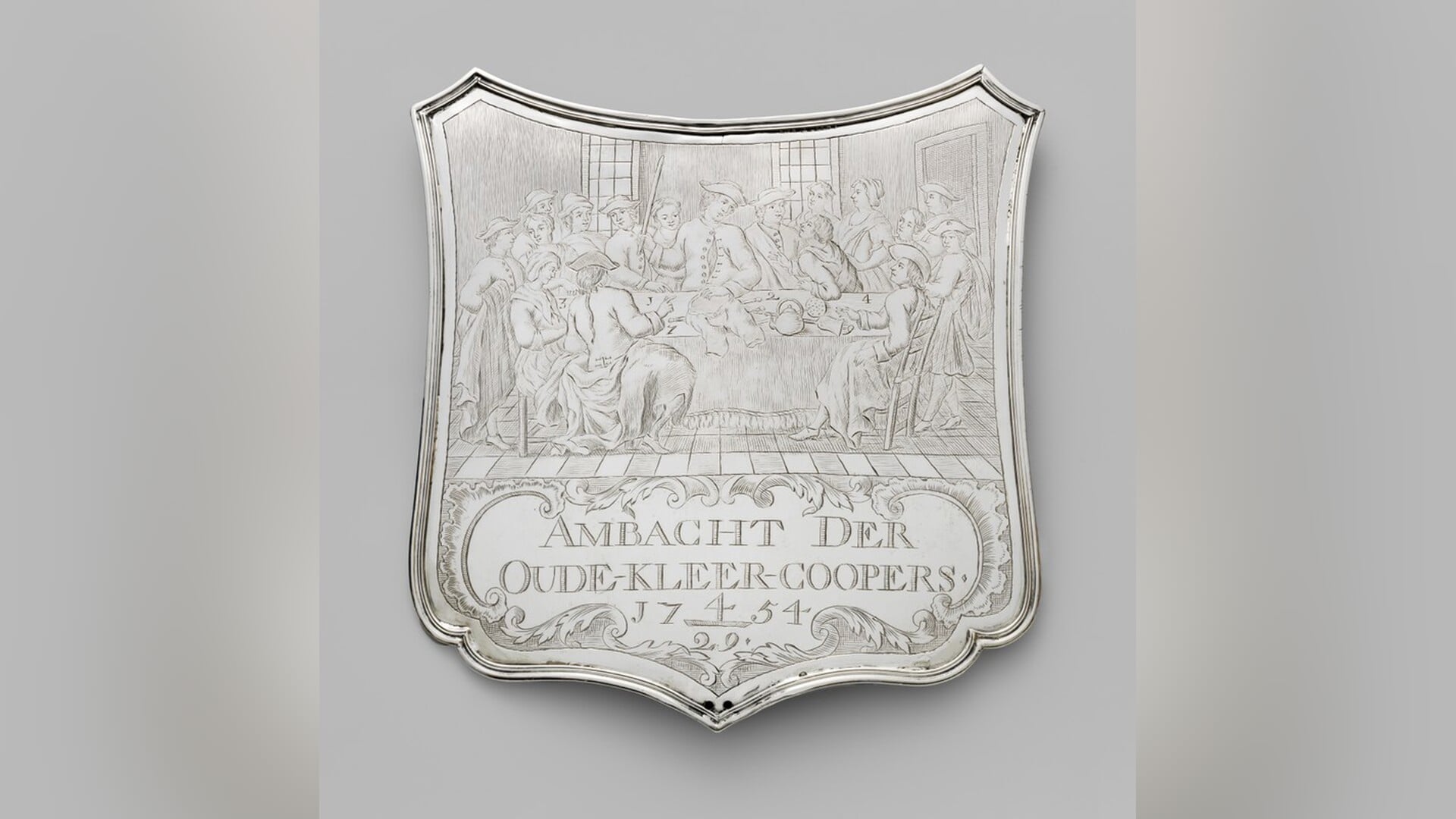 Zilveren 18e-eeuws gildeschild uit Oud Gastel krijgt plek in Markiezenhof